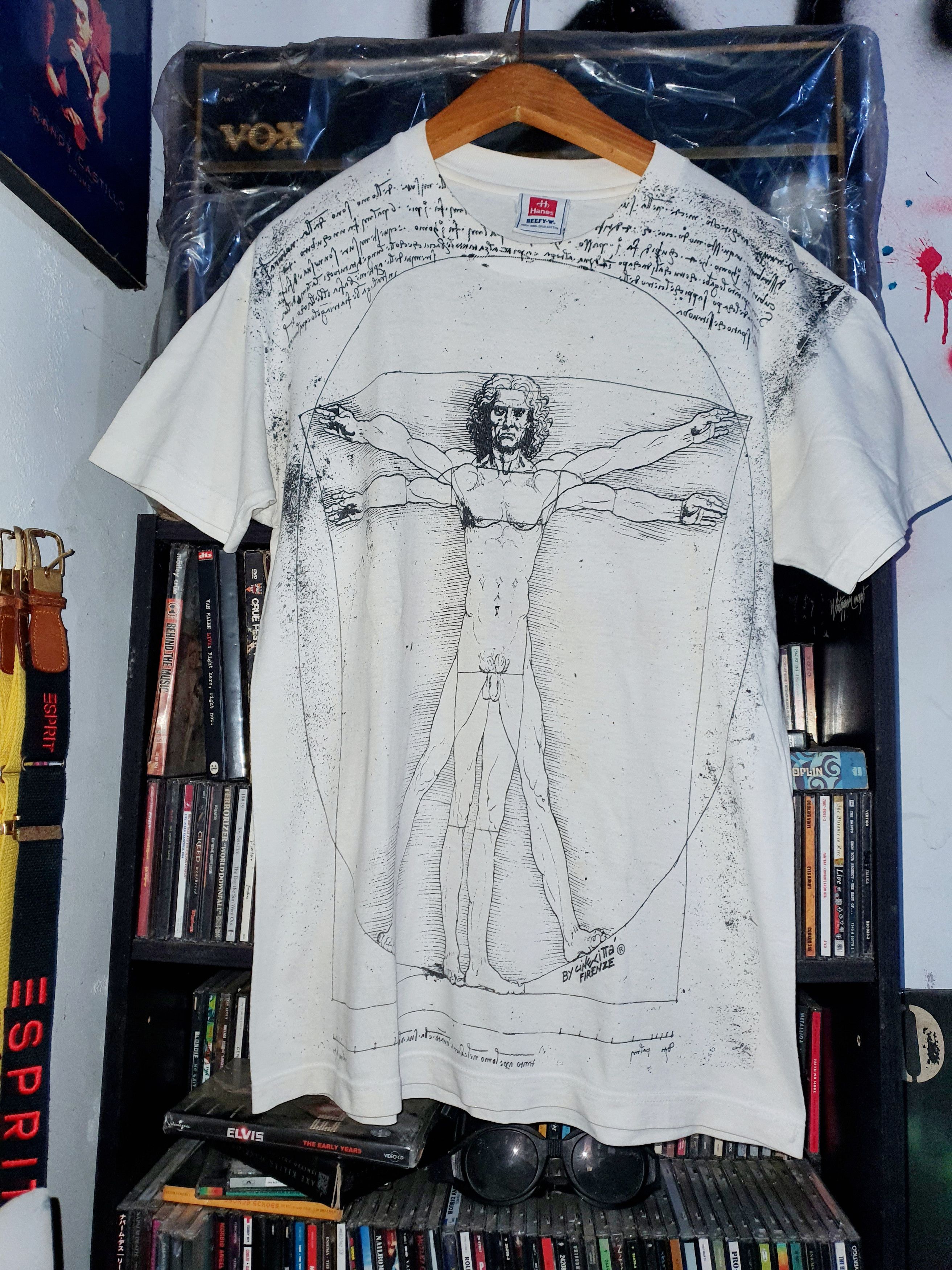 image of Art x Da Vinci Leonardo Da Vinci Size M in White, Men's