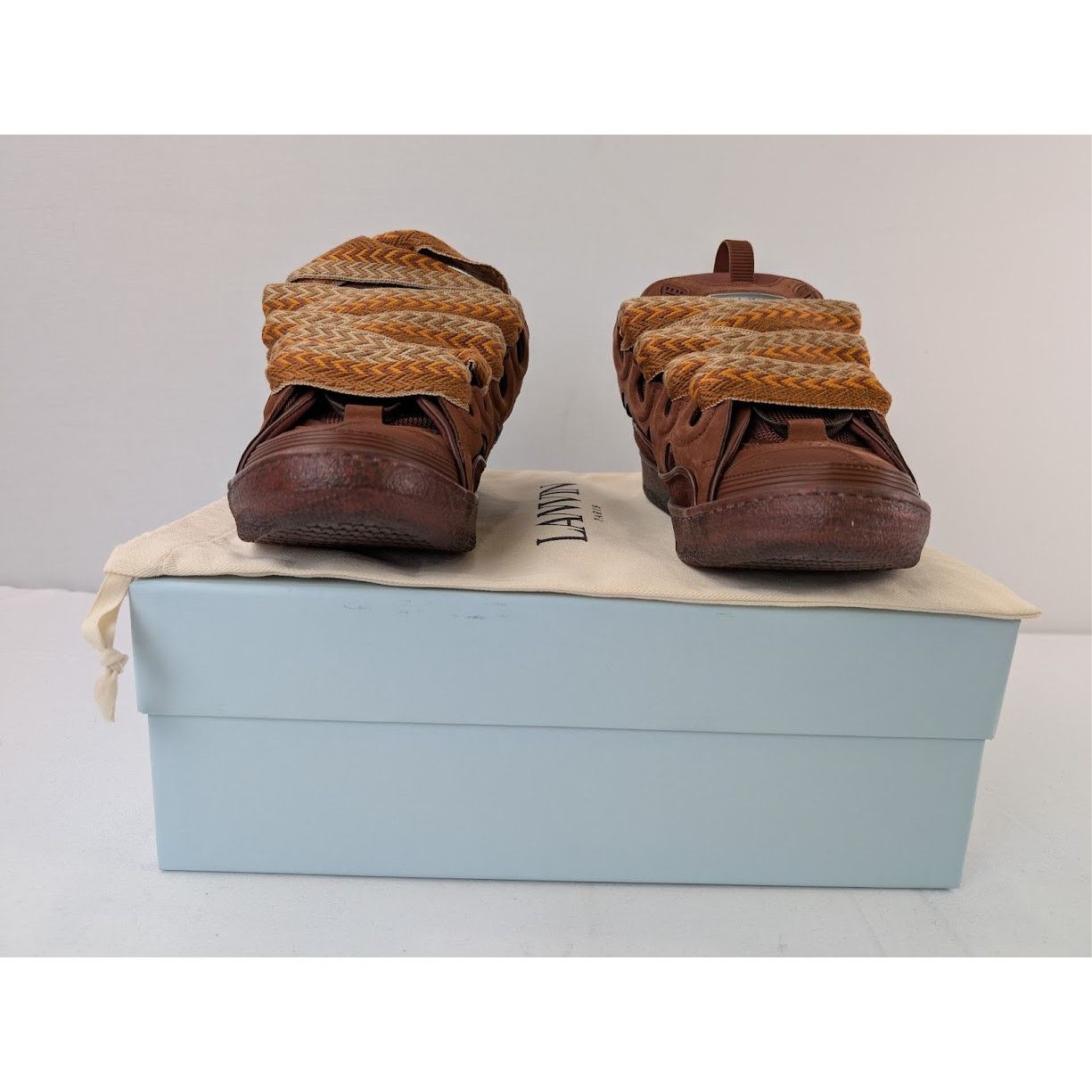 Lanvin o1rshd1 Curb Sneakers in Dark Brown Size US 9 / EU 42 - 13 Thumbnail