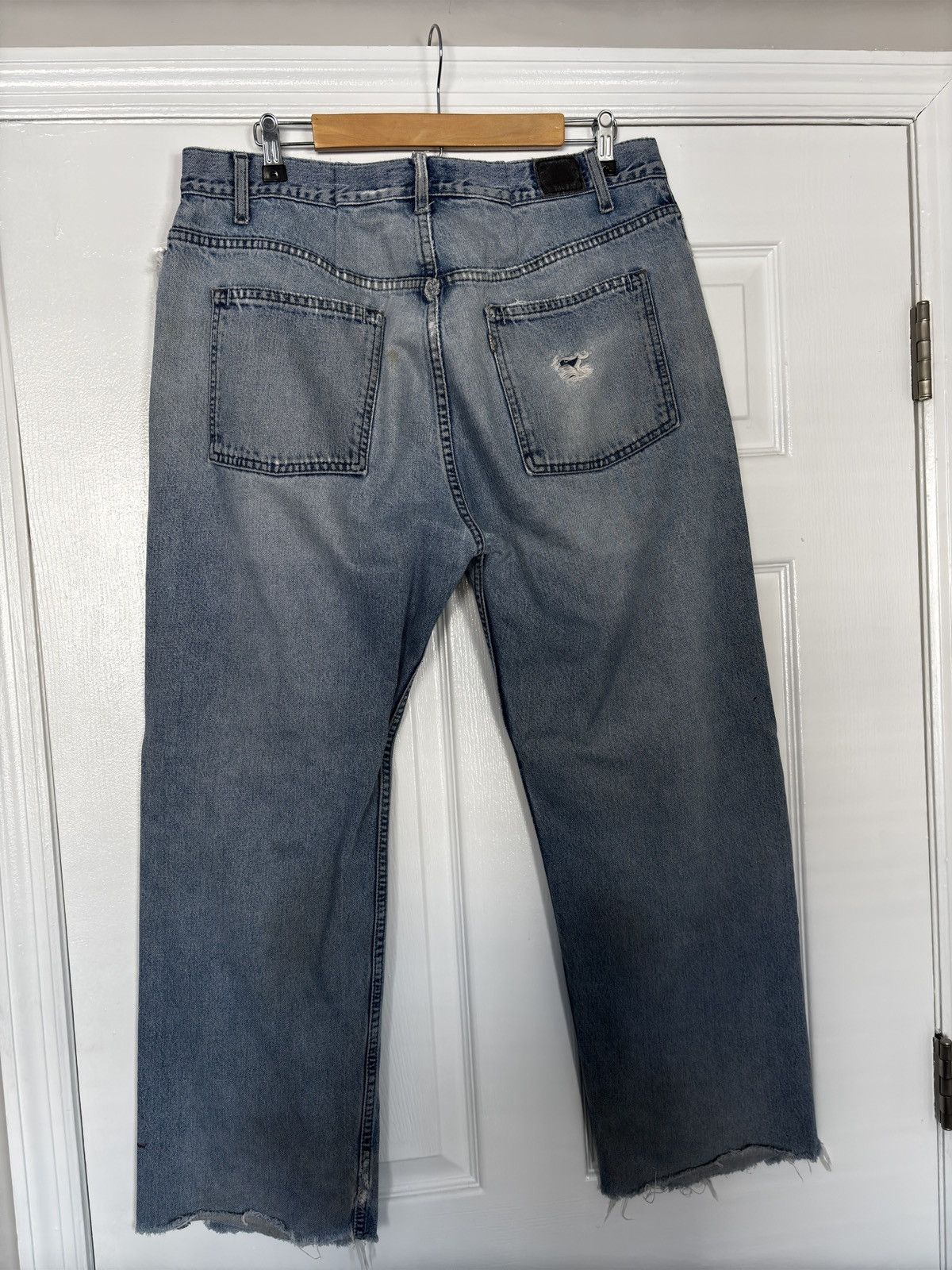 Levi's Vintage Clothing levi’s distressed silver tab denim Size US 36 / EU 52 - 6 Thumbnail