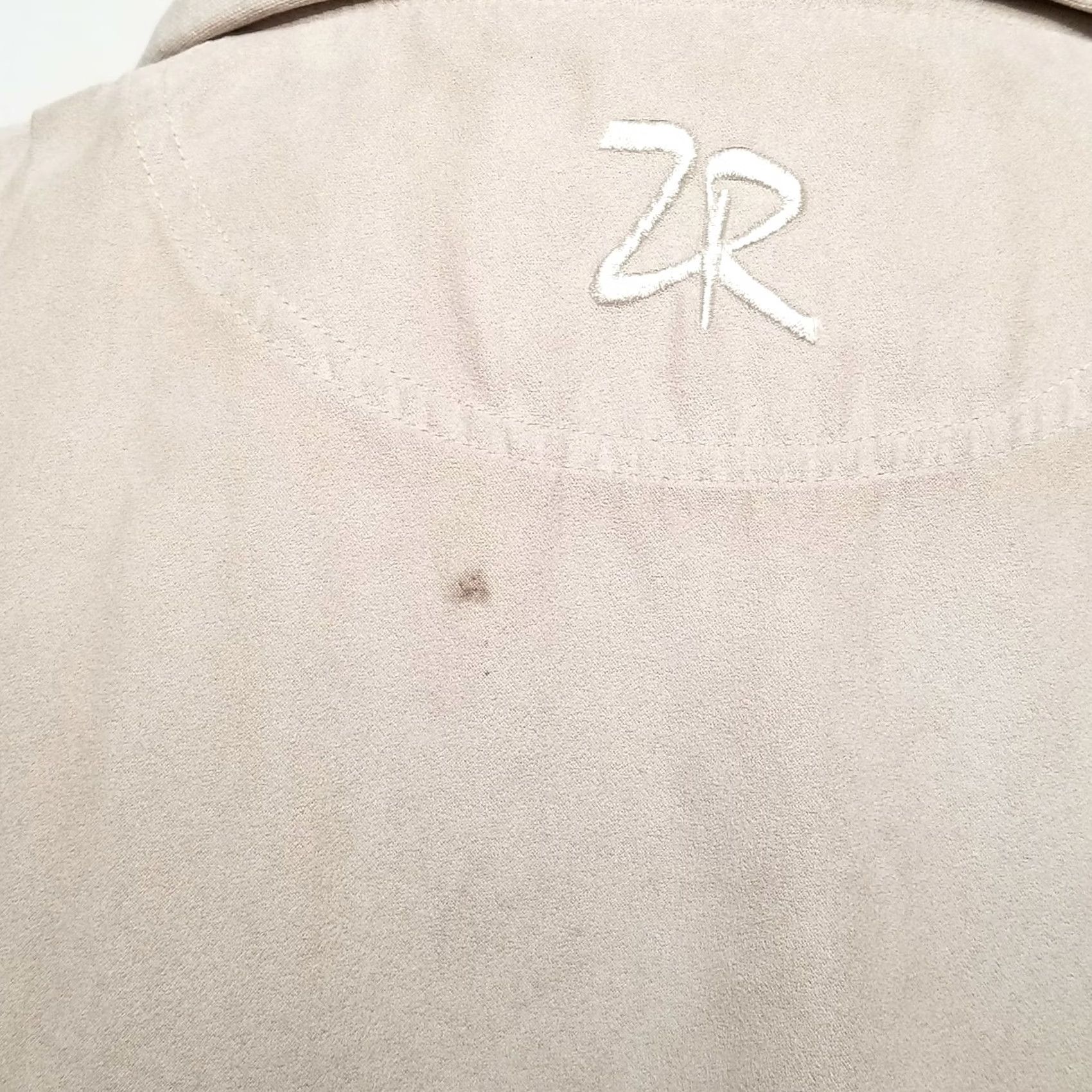 Vintage Zero Restriction Womens Jacket Polysuede Beige L/S M Pullover Casual Size M / US 6-8 / IT 42-44 - 7 Thumbnail
