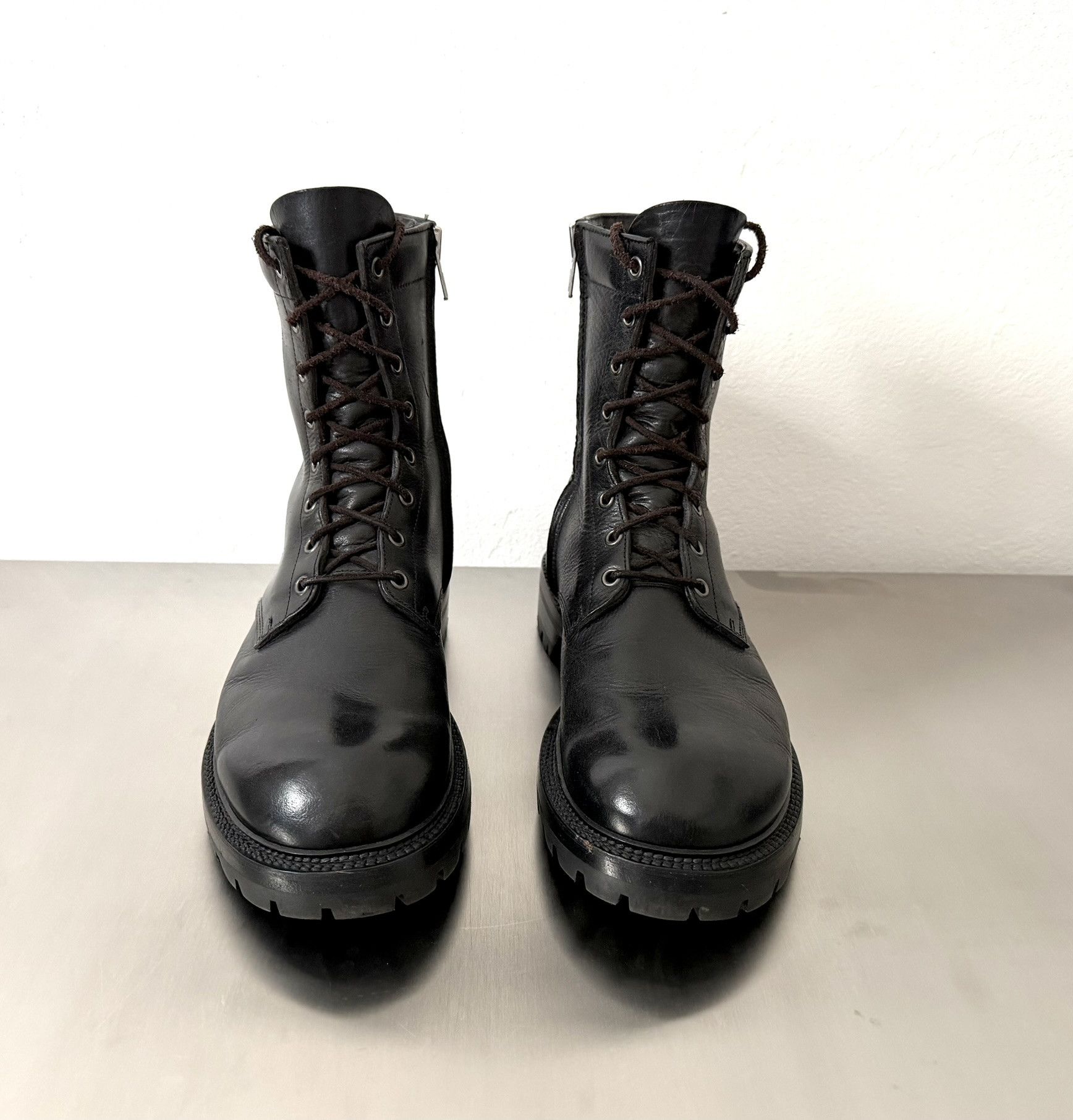 Rick Owens Rick Owens Goodyear Flex Combat Boots EU44 UK10 Size US 11 / EU 44 - 2 Thumbnail