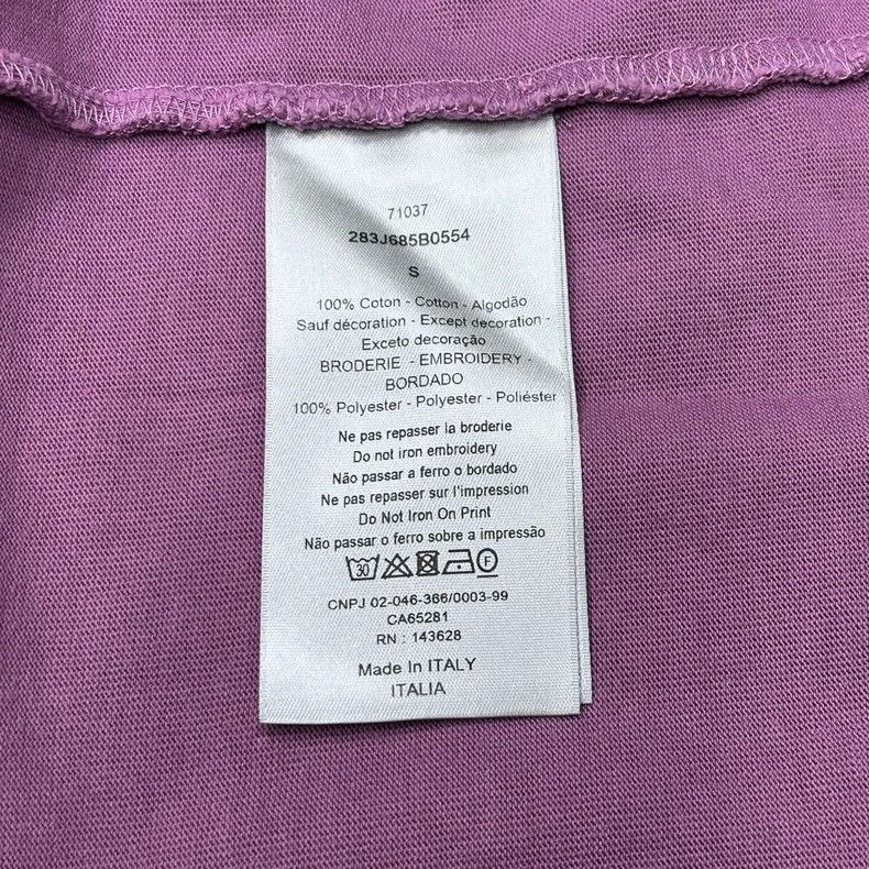 Dior Dior Purple embroidery graffiti short sleeves Size US S / EU 44-46 / 1 - 6 Thumbnail