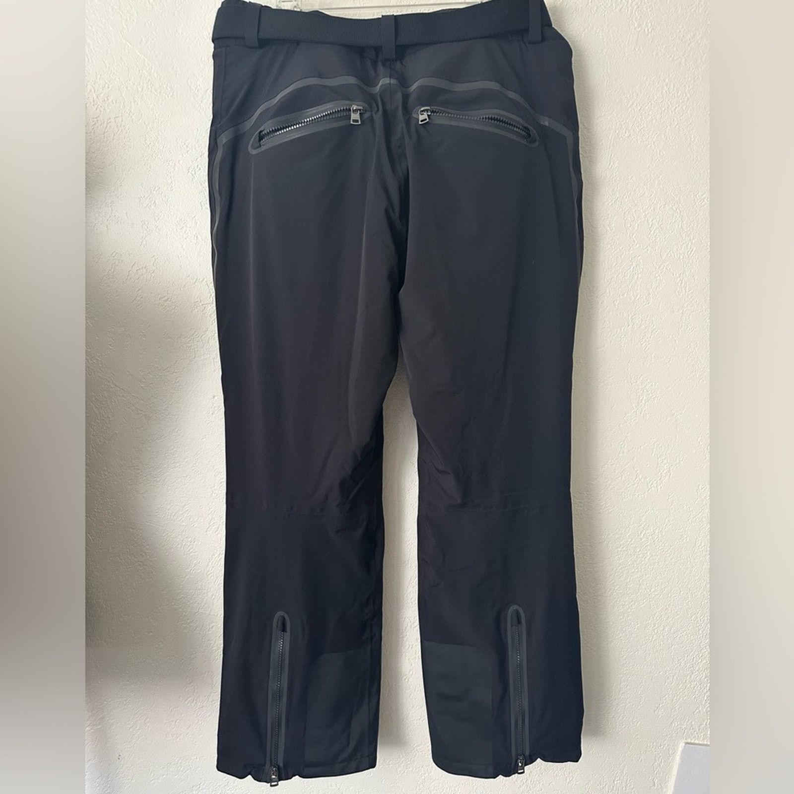 Bogner Tim2-T Ski Black Pants size EU 50 Large Straight-Leg Belted Size US 34 / EU 50 - 5 Thumbnail