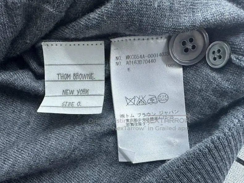 Thom Browne Thom Browne a cardigan sweater Size US XS / EU 42 / 0 - 5 Thumbnail