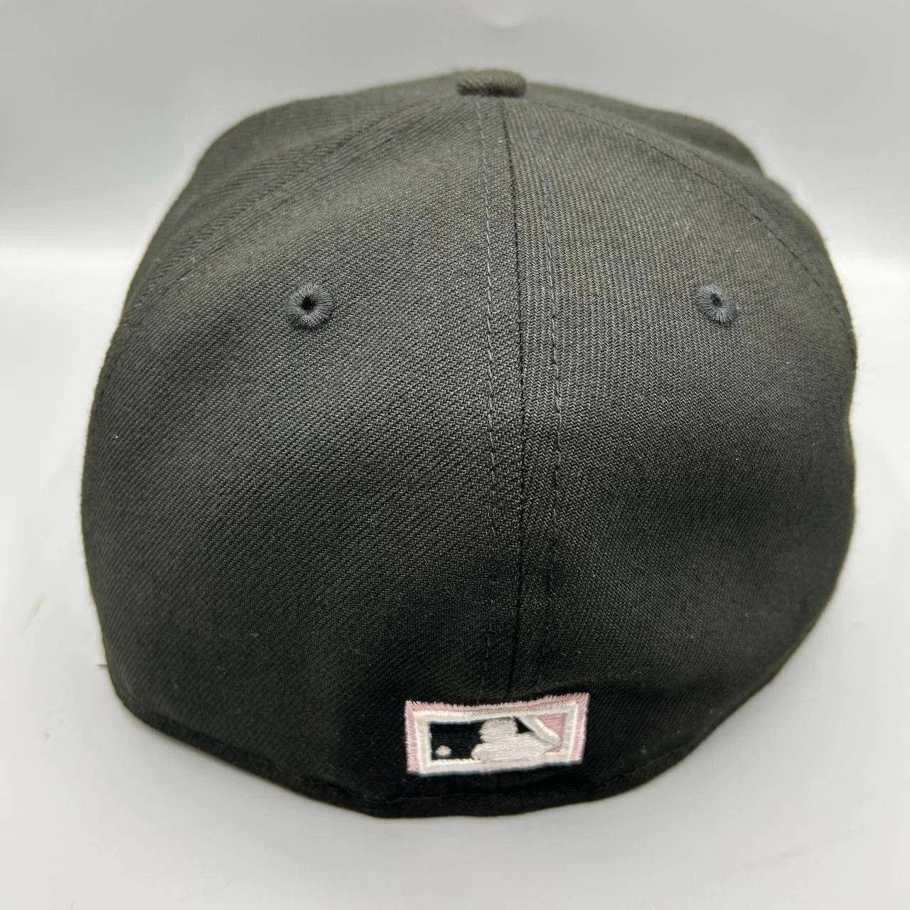 New Era Los Angeles LA Dodgers Hat Men 7 3/8 Black Pink MLB Fitted Size ONE SIZE - 4 Thumbnail