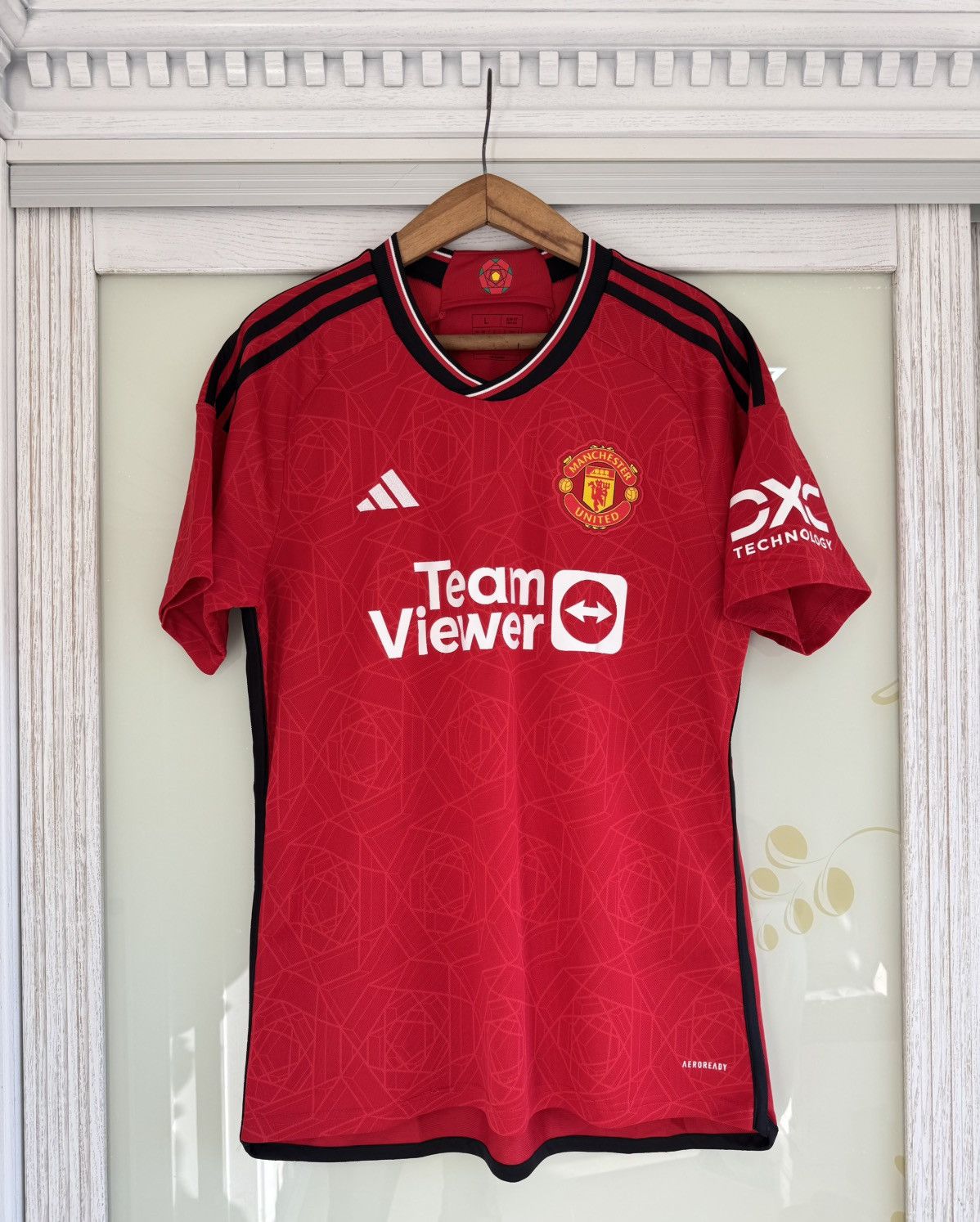 Adidas Manchester United 2023-2024 Home Soccer Jersey Football Kit Size US L / EU 52-54 / 3 - 1 Thumbnail