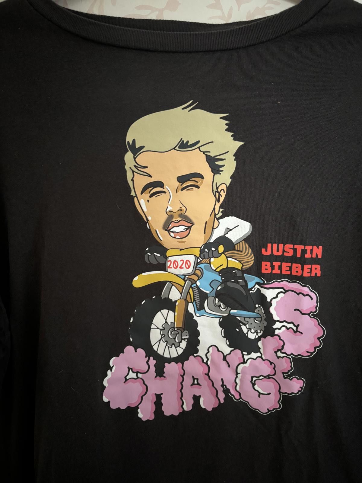 Justin Bieber NEW Justin Bieber 'Changes' Graphic T-Shirt - Black M Size M / US 6-8 / IT 42-44 - 2 Thumbnail