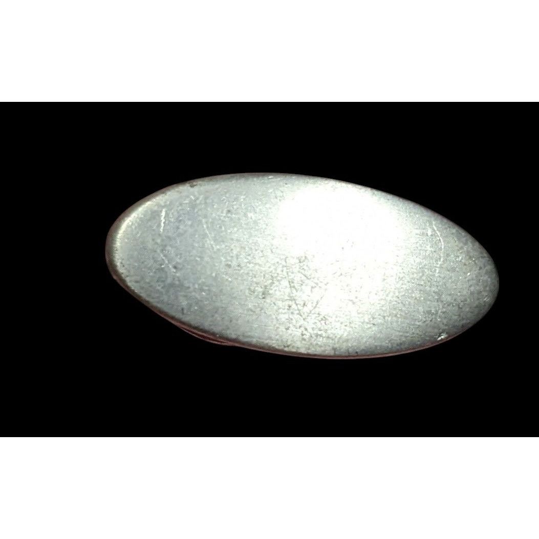 Other Vintage Swank 1960s Brushed Silver Tone Oval Tie Clip Size ONE SIZE - 1 Thumbnail