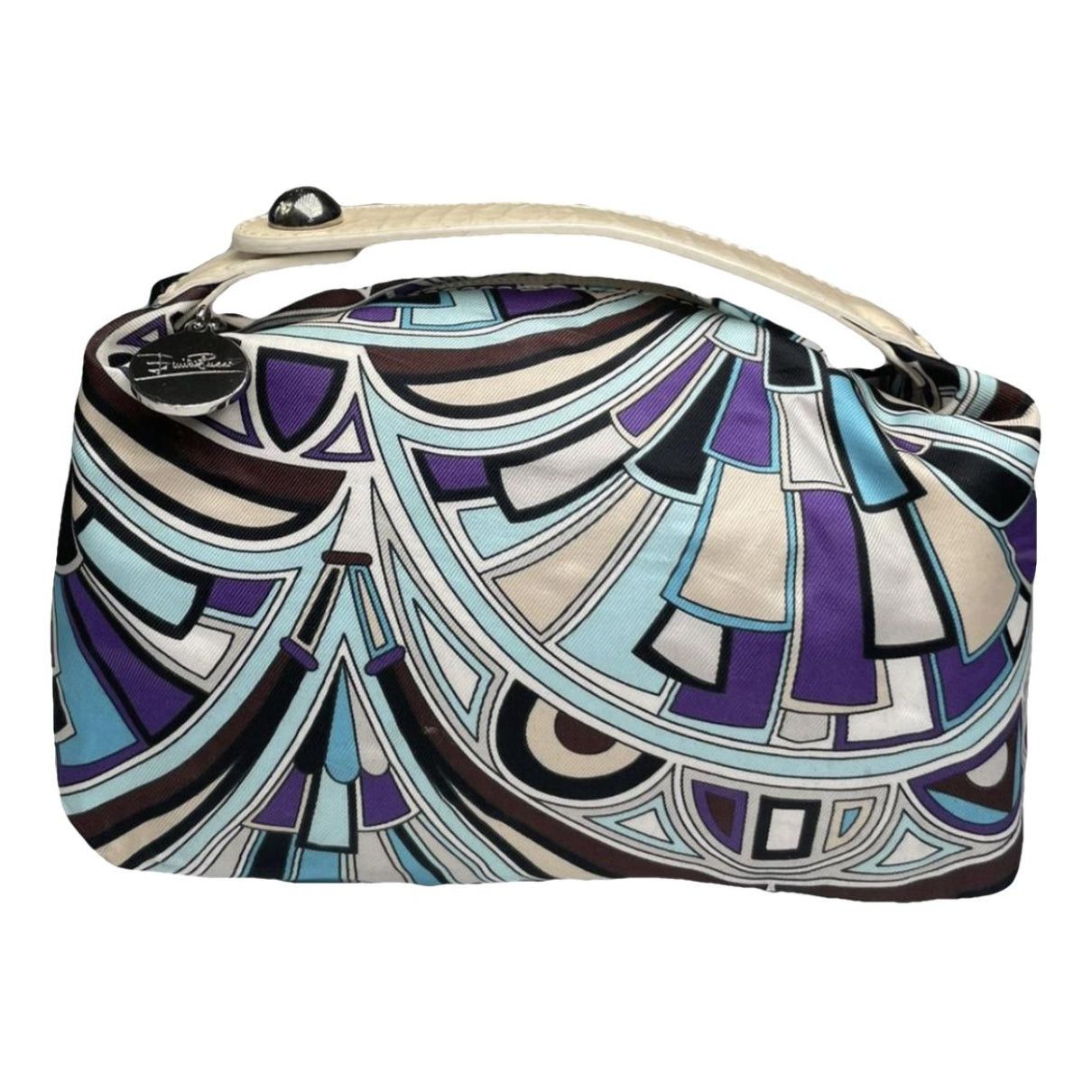 Emilio Pucci Blue Cotton Handbag Size ONE SIZE - 1 Thumbnail