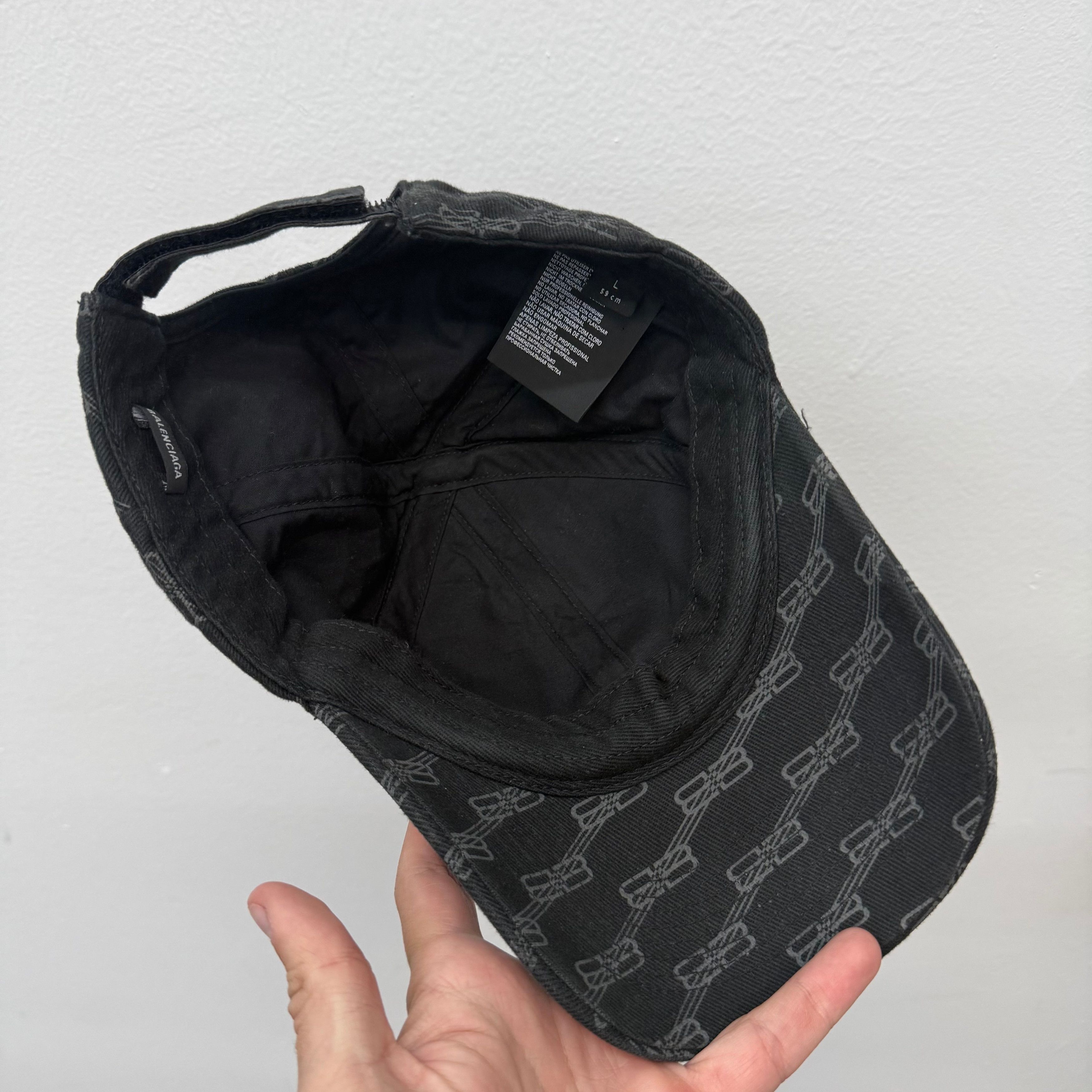 Balenciaga Balenciaga BB Monogram Hat Black Size ONE SIZE - 3 Thumbnail