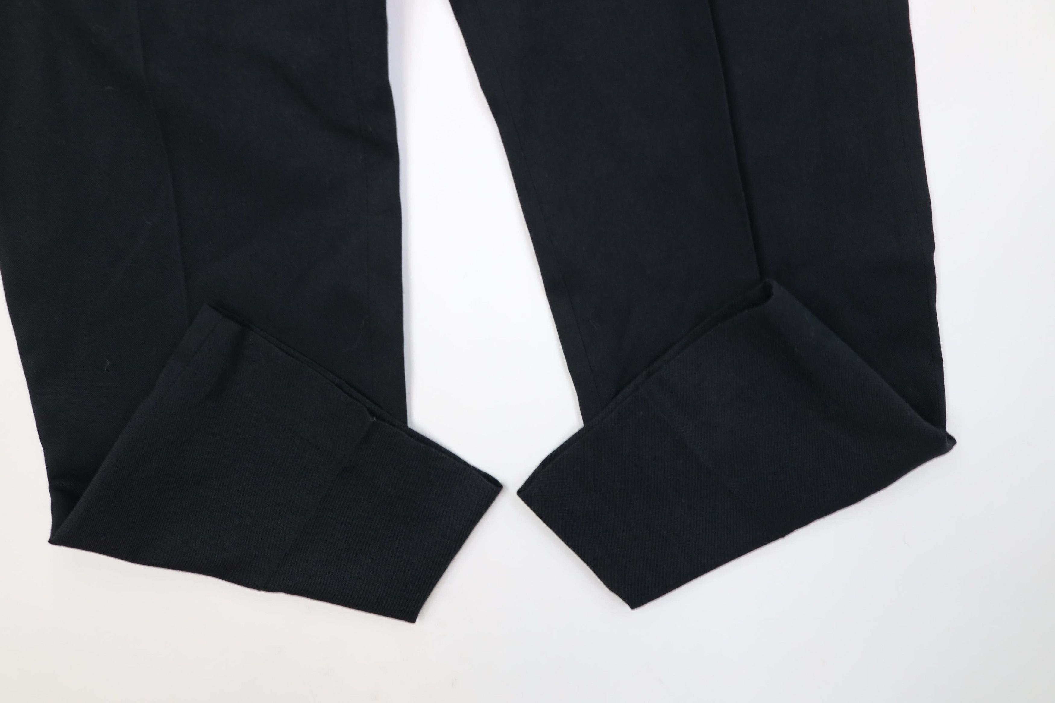 Vintage Vintage 90s Streetwear Knit Chino Pants Trousers Black Size US 32 / EU 48 - 5 Thumbnail