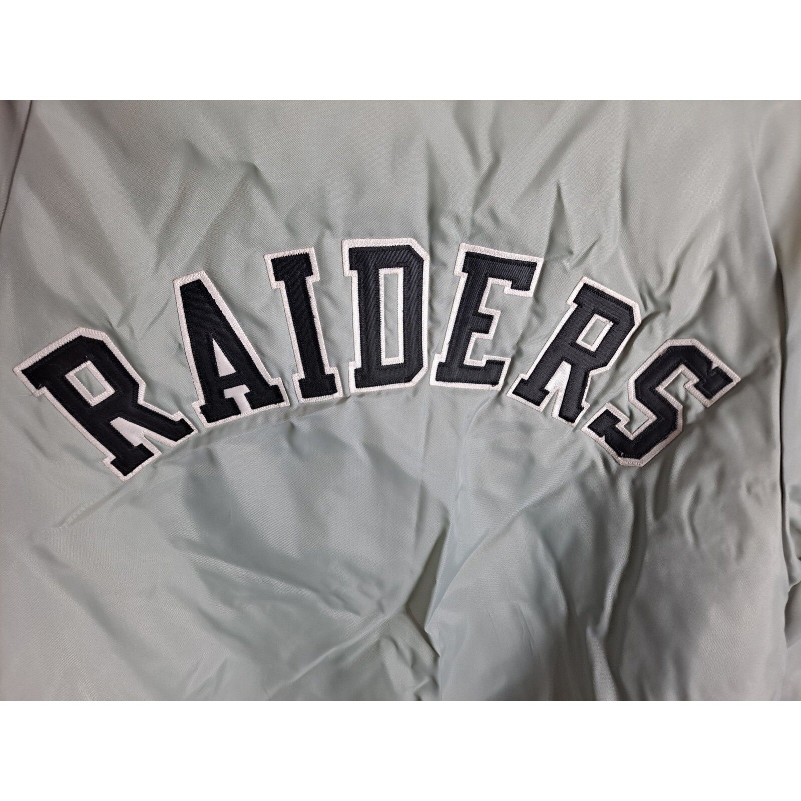 Majestic Majestic Raiders Jacket NFL Football Black White Trim Snap F Size US L / EU 52-54 / 3 - 8 Thumbnail