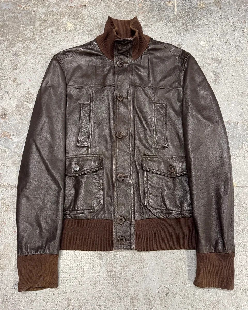 Men's Dolce & Gabbana Leather Jackets | Grailed