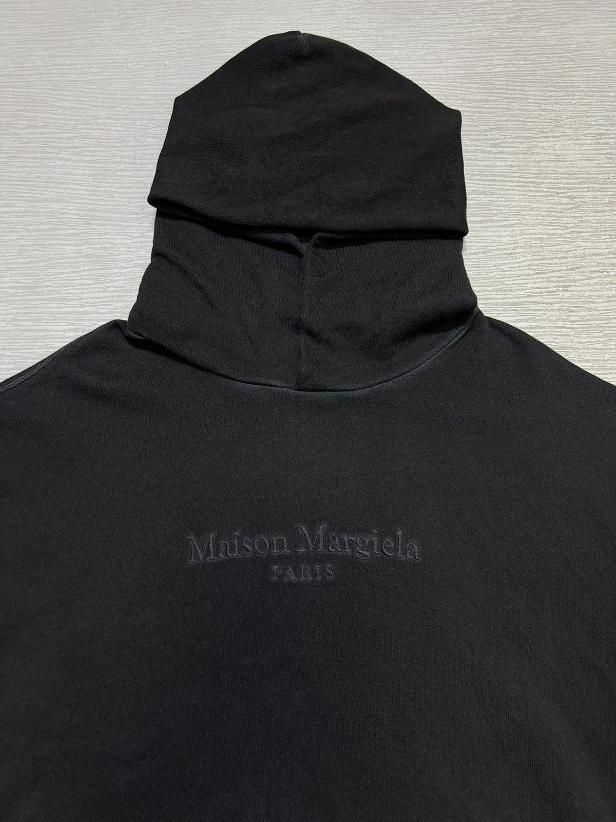 Maison Margiela Maison Margiela Logo Oversized Garment Dye Hooded Sweatshirt Size US S / EU 44-46 / 1 - 8 Thumbnail