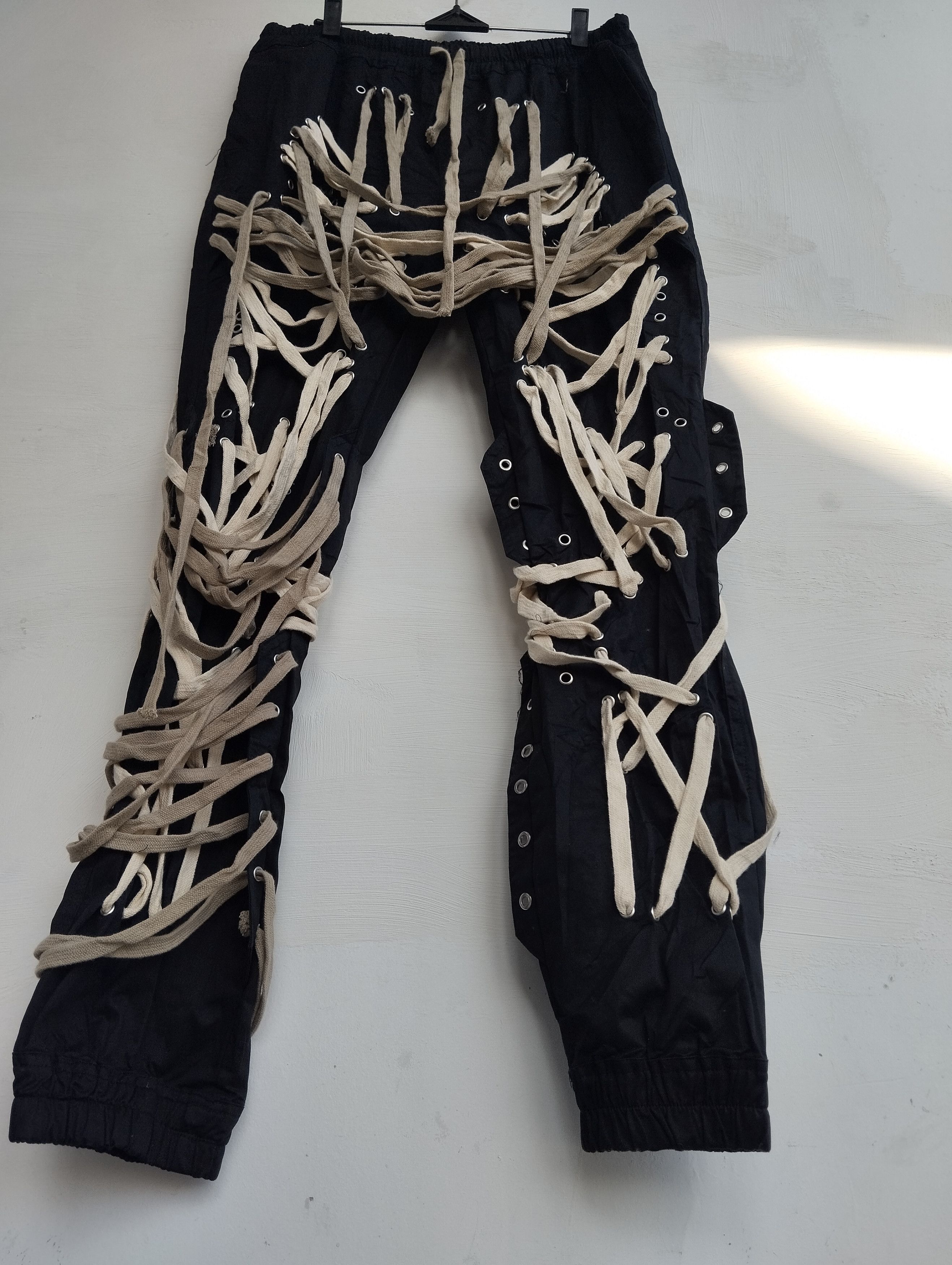 Other TwoTwin Style pants lace up look a like rick owens Size US 38 / EU 54 - 3 Thumbnail