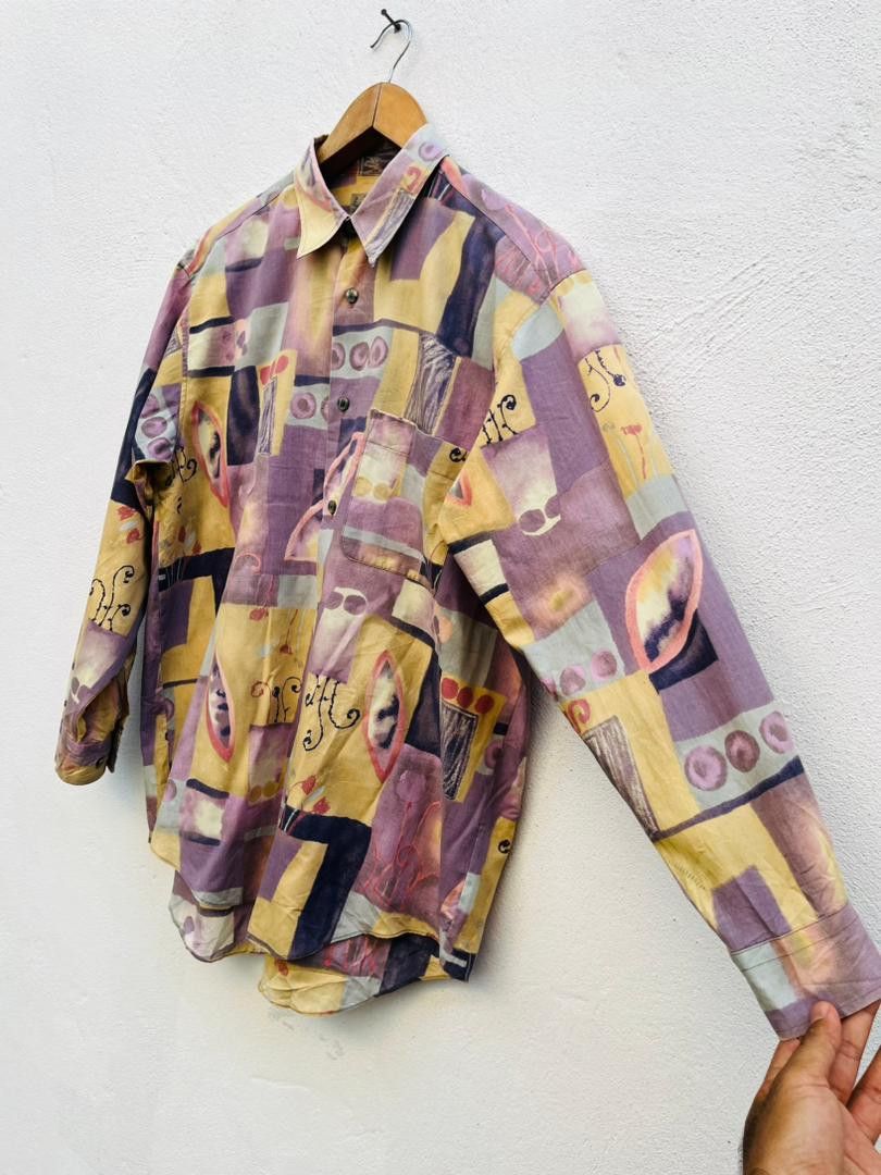 Japanese Brand Vintage INC-X Artist Designed Fashion Style Shirt Size US L / EU 52-54 / 3 - 5 Thumbnail