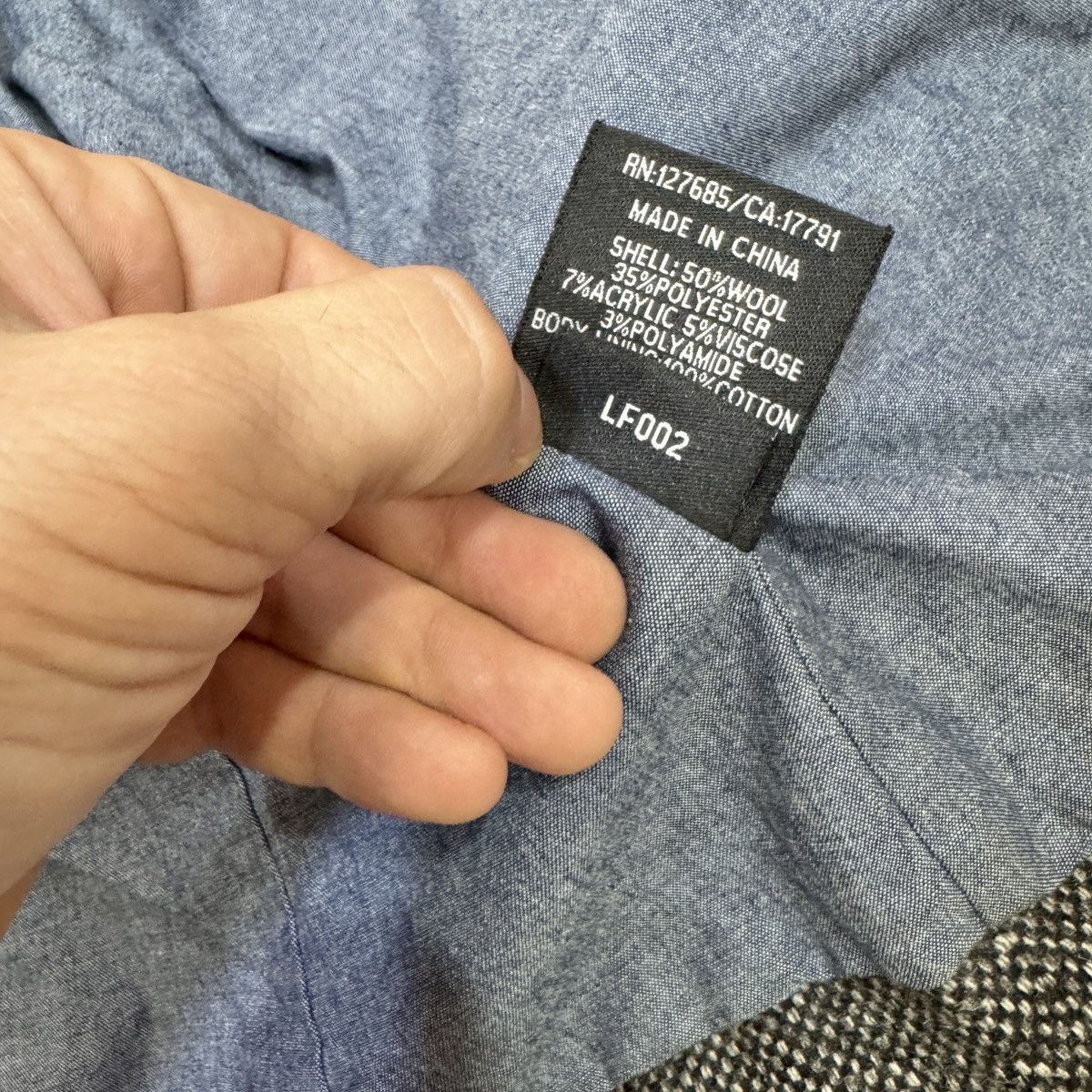 Superdry Superdry Gray Wool Blazer L size Size 52R - 11 Thumbnail