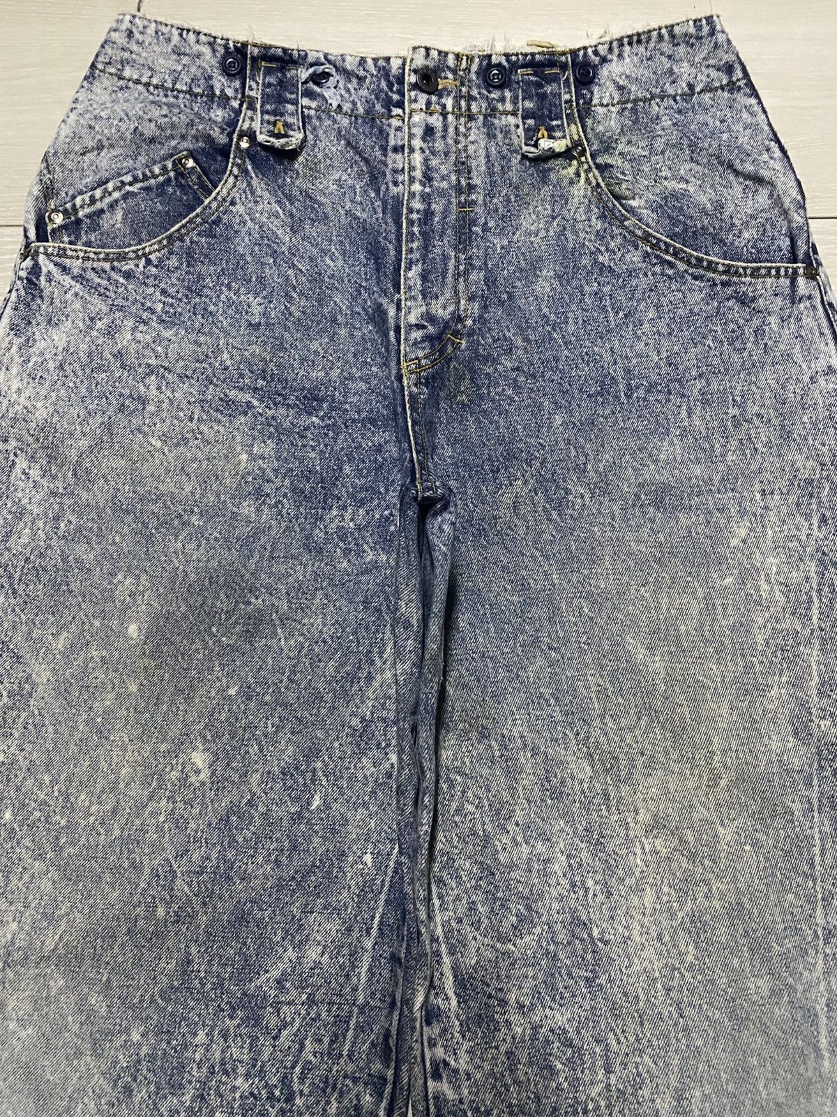 Japanese Brand Vintage Japanese Brand Wendy Acid Wash Tappered Leg Jeans Size US 32 / EU 48 - 3 Thumbnail
