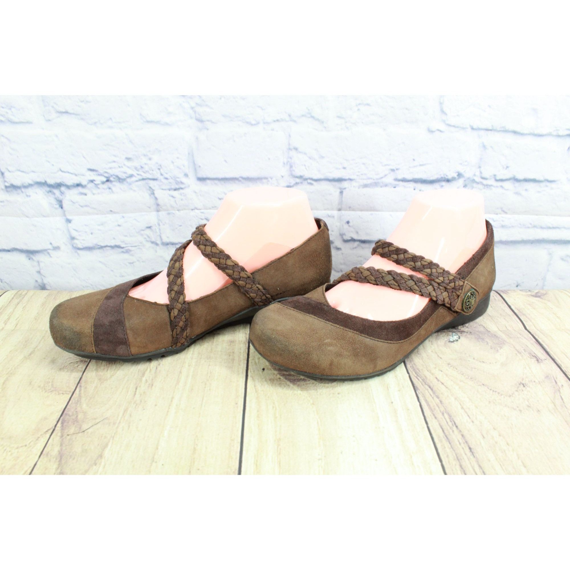 Aetrex Aetrex Ada Women's Suede Wedge Mary Jane Shoes Size 8 Size US 8 / IT 38 - 2 Thumbnail