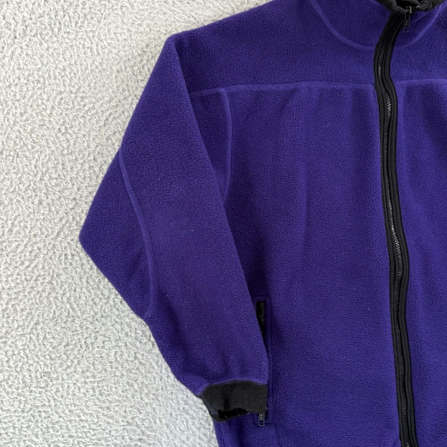 Vintage VINTAGE REI Jacket Womens Medium Purple Deep Pile Fleece 90s Full Zip Gorpcore Size M / US 6-8 / IT 42-44 - 4 Thumbnail