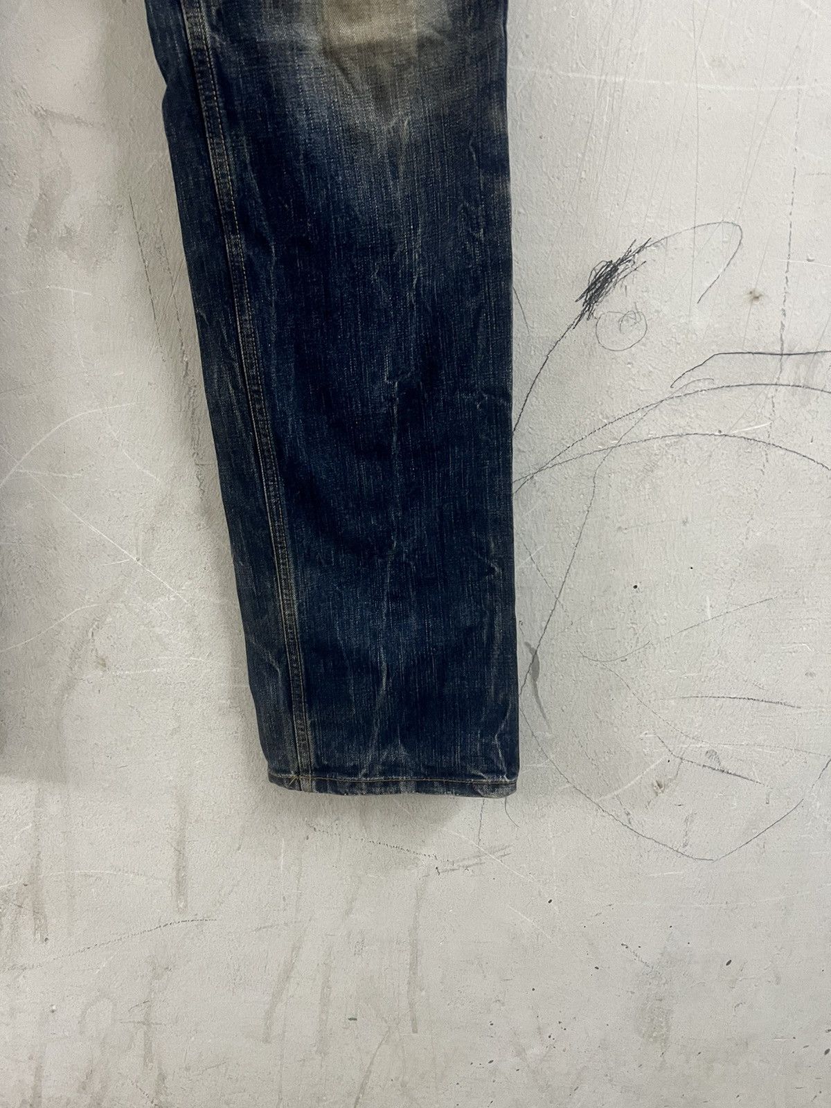 4GSELLER × Japanese Brand THRASHED RED PEPPER DISTRESSED DENIM PANT Size US 31 - 7 Thumbnail