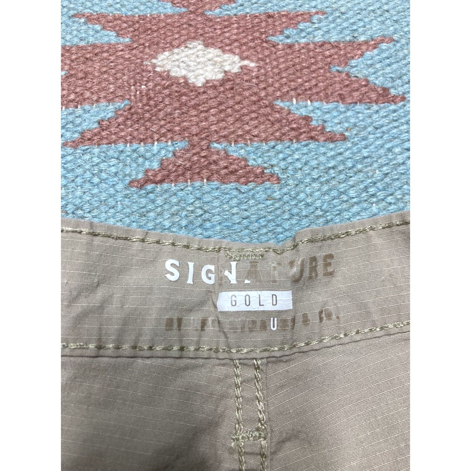 Levi's Levi’s Cargo Shorts Ripstop Waterproof Khaki Strauss Pockets Hiking Men’s 32 Beige Cargo Pockets Waterproof 32 Mens Size US 32 / EU 48 - 4 Thumbnail