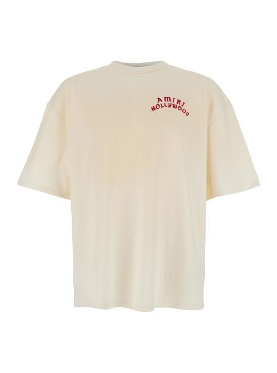 Amiri AMIRI Men Tops AMJYTE1204IVORYRED White Size US M / EU 48-50 / 2 - 1 Thumbnail