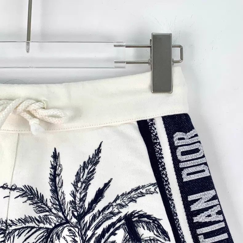 Dior Dior Size XS White jungle print cotton drawstring casual sh Size 42" / US 20 - 3 Thumbnail