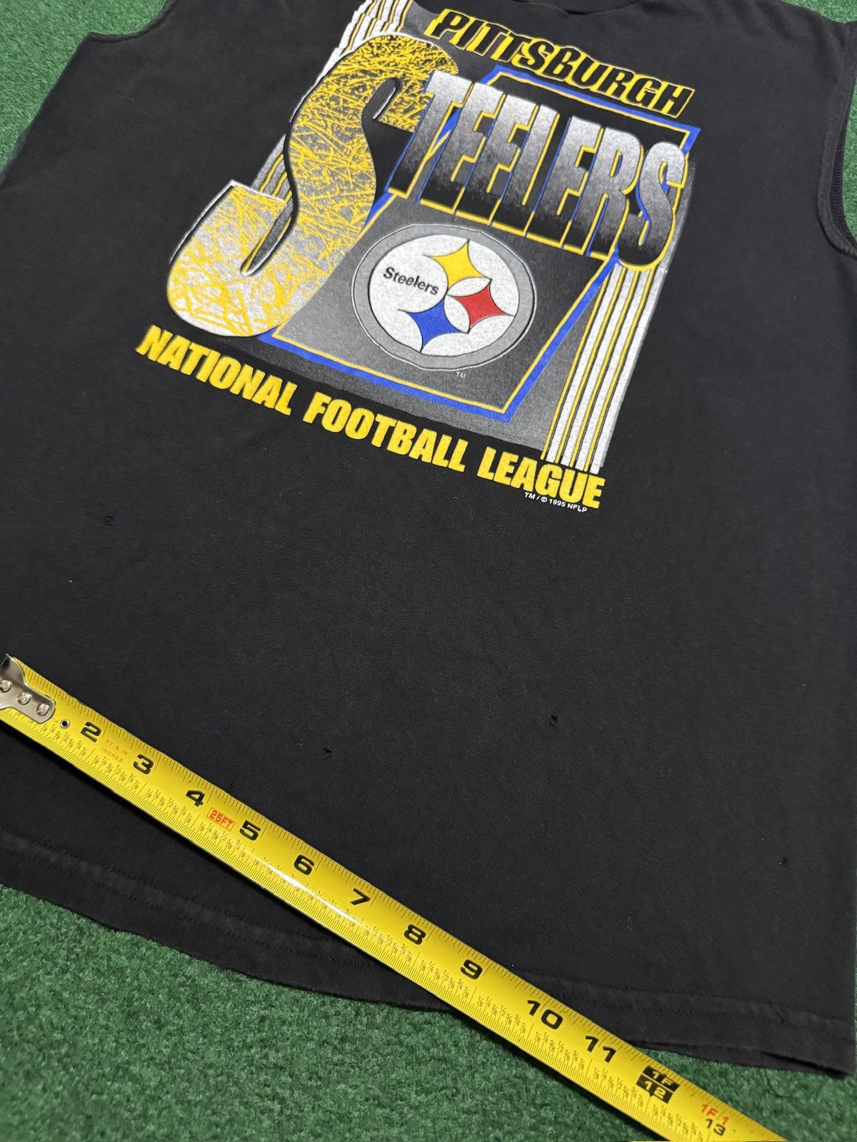 Vintage Vintage 90s Pittsburgh Steelers Retro Sleeveless Tank Top Size US M / EU 48-50 / 2 - 7 Thumbnail