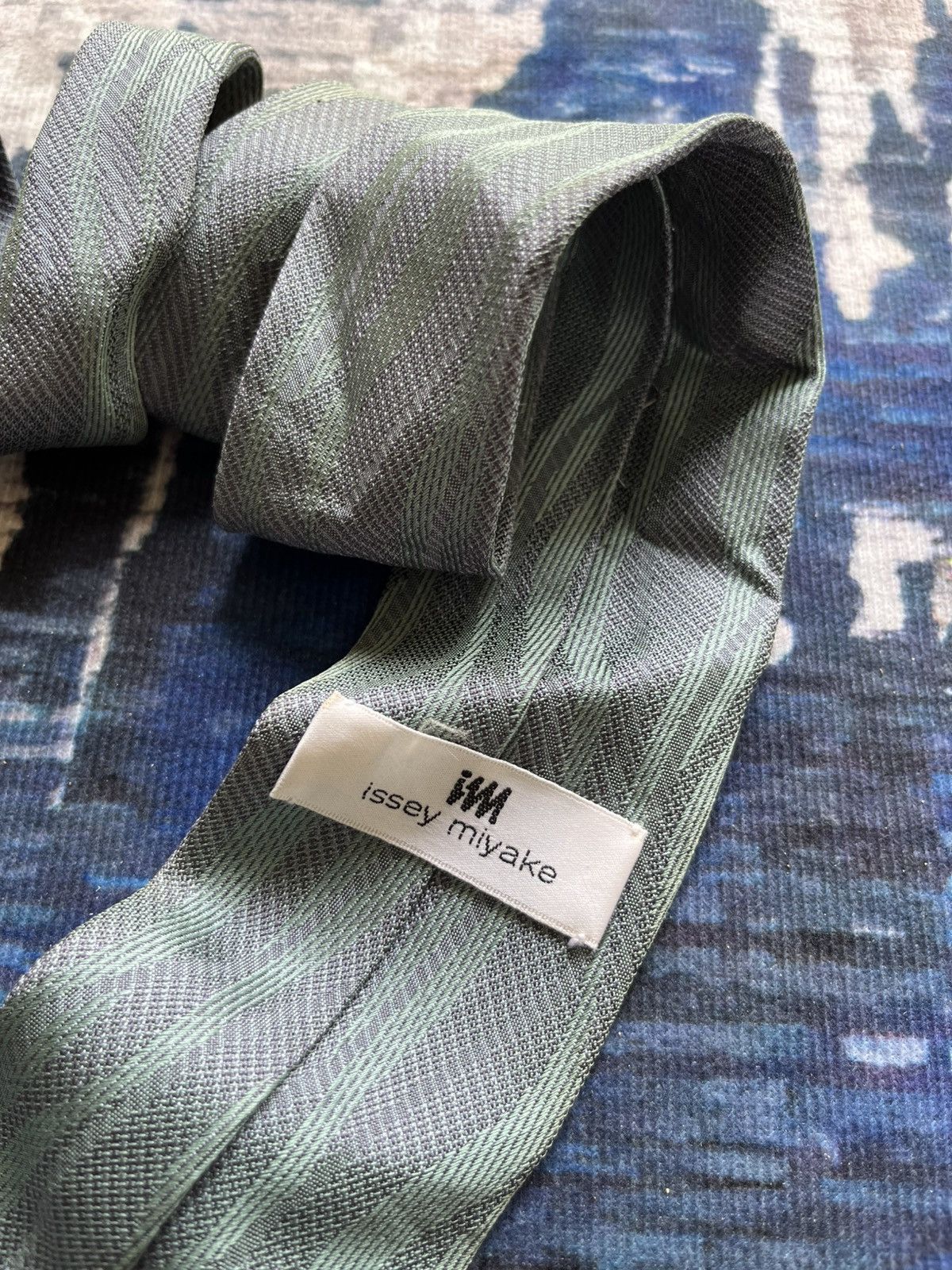 Designer × Issey Miyake × Japanese Brand 🔥Vintage issey miyake neckties japan 🇯🇵 Size ONE SIZE - 1 Thumbnail