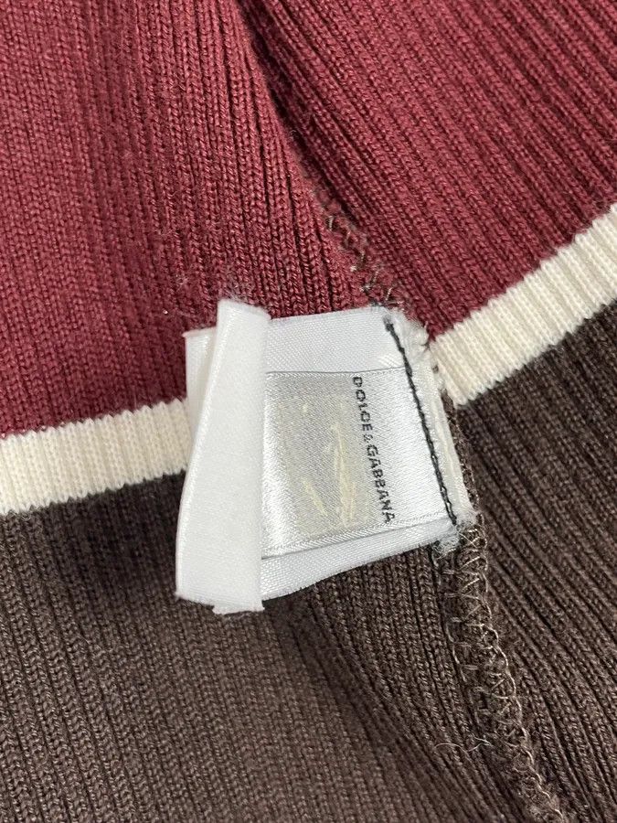Dolce & Gabbana 2000s Dolce & Gabbana 3 Red Zip-Up Sweater Size XXS / US 00 / IT 34 - 10 Thumbnail