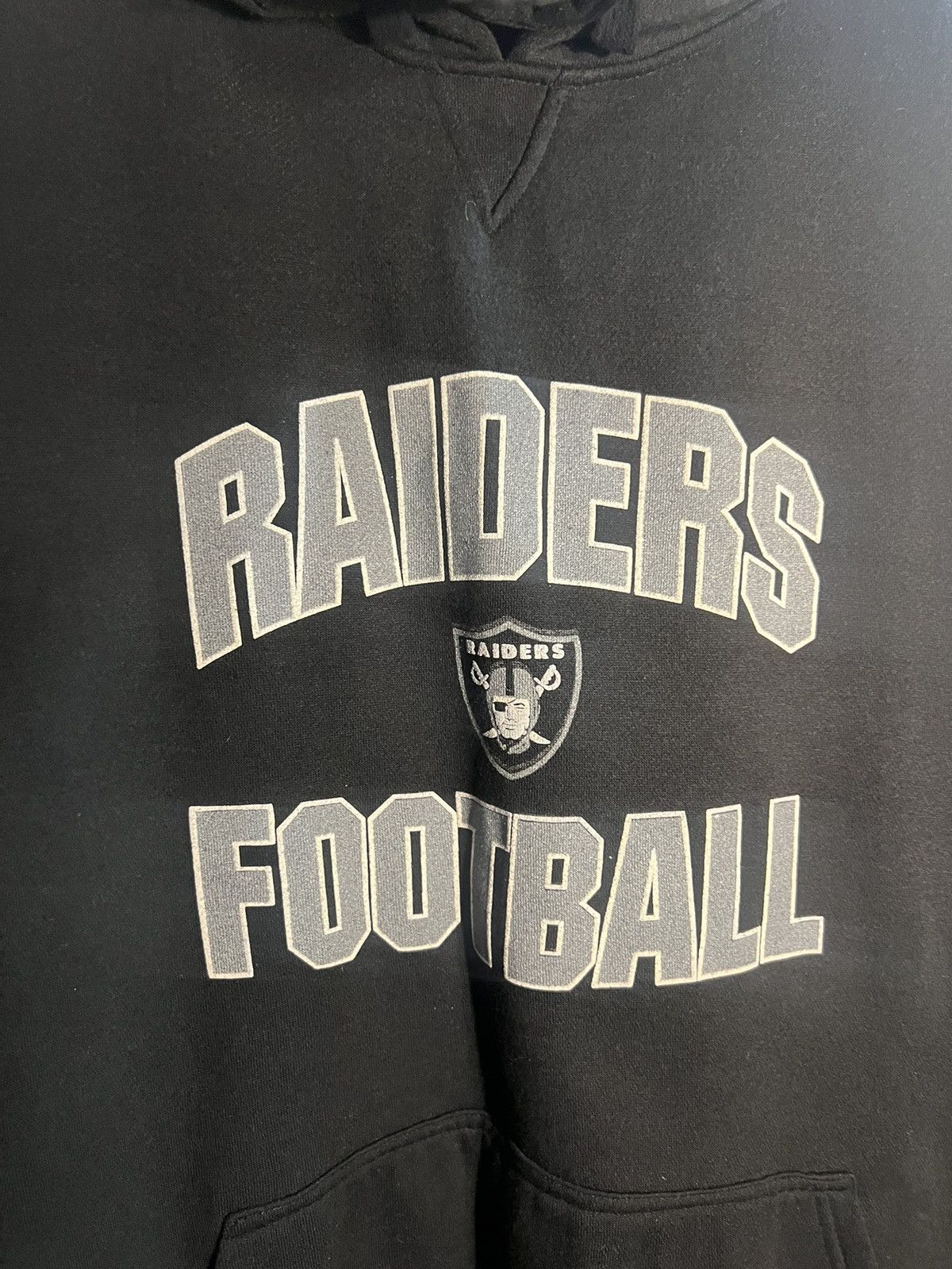 NFL × Vintage Vintage Radiers Football Hoodie NFL Black and Grey Size US XL / EU 56 / 4 - 4 Thumbnail