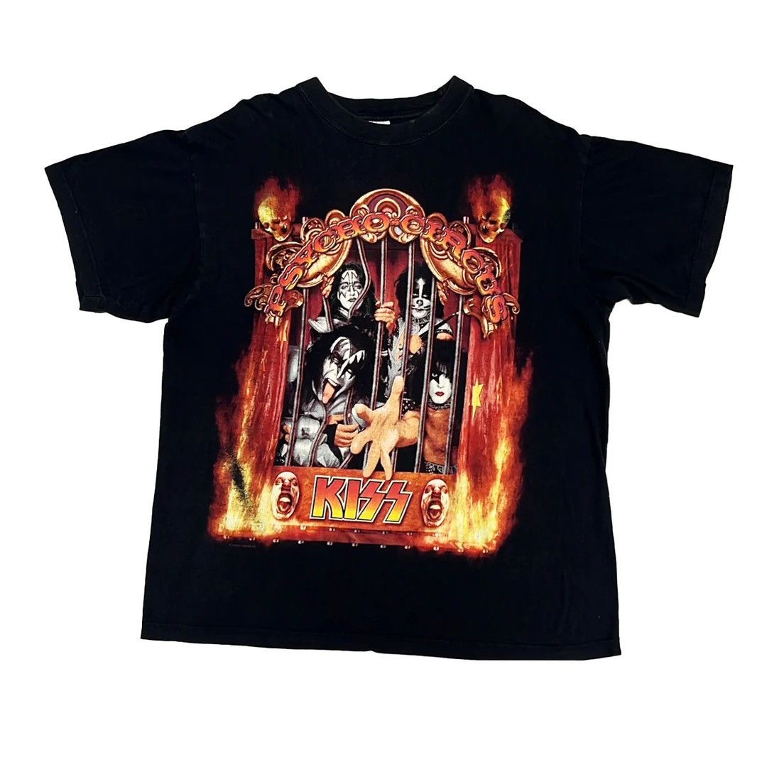 Band Tees × KISS × Vintage Kiss 1998 Vintage Psycho Circus World Tour Band T-Shirt Size US L / EU 52-54 / 3 - 1 Thumbnail