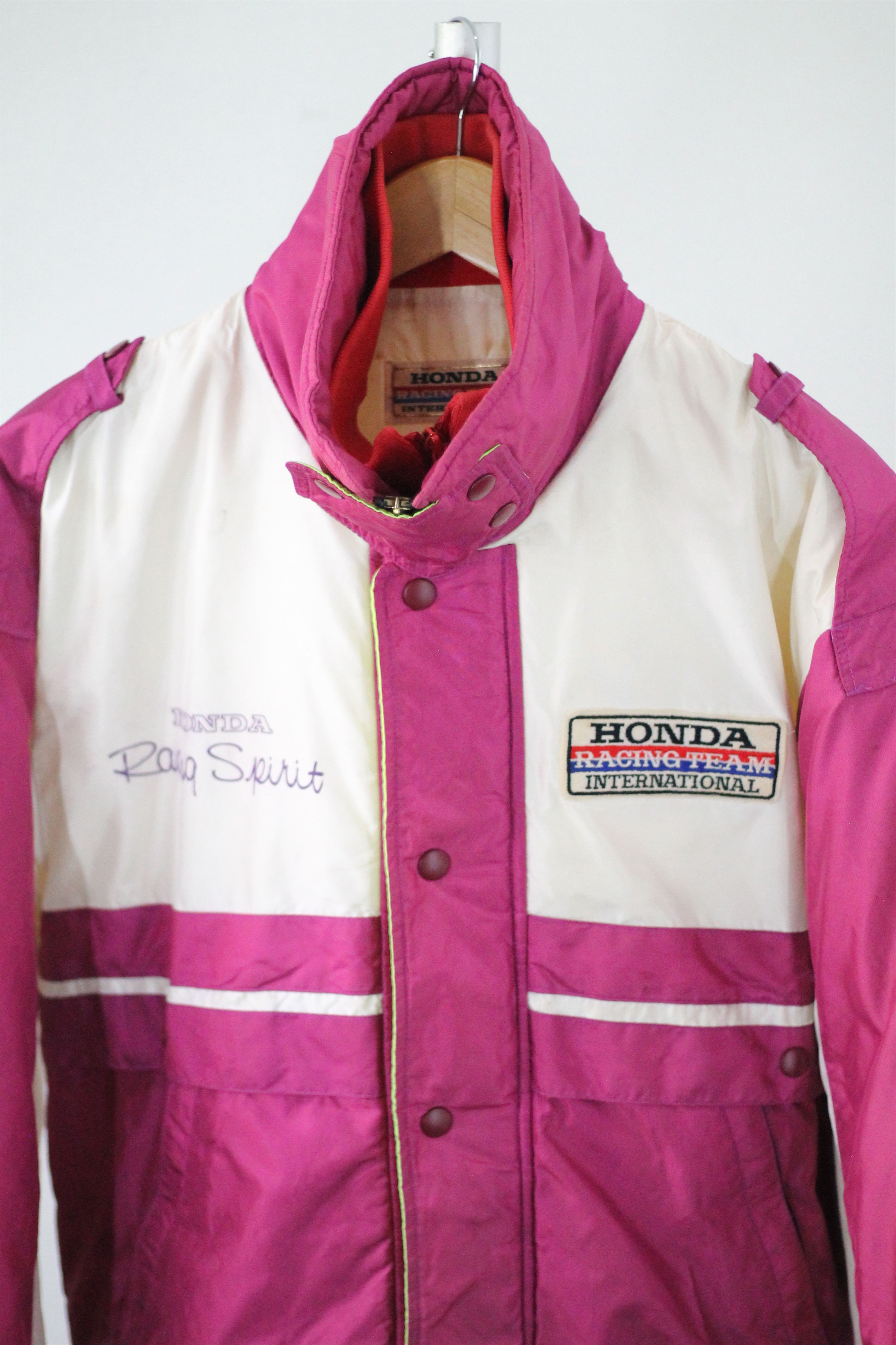 Honda × Vintage RARE! Vintage HONDA INTERNATIONAL RACING TEAM Jacket. Size US L / EU 52-54 / 3 - 5 Thumbnail