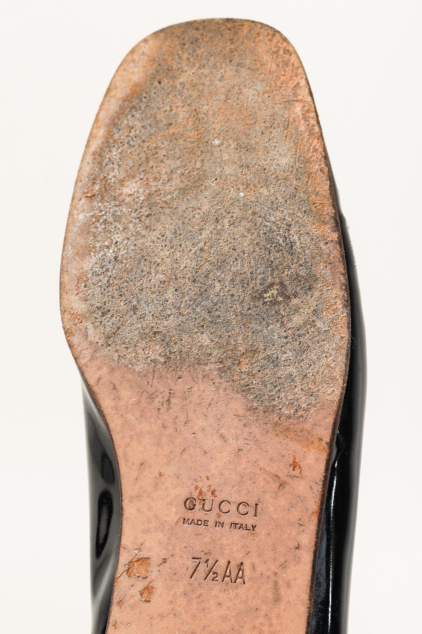 Gucci Gucci Black Patent-Leather GG-Logo Ballerina Flats Size US 7.5 / IT 37.5 - 6 Thumbnail