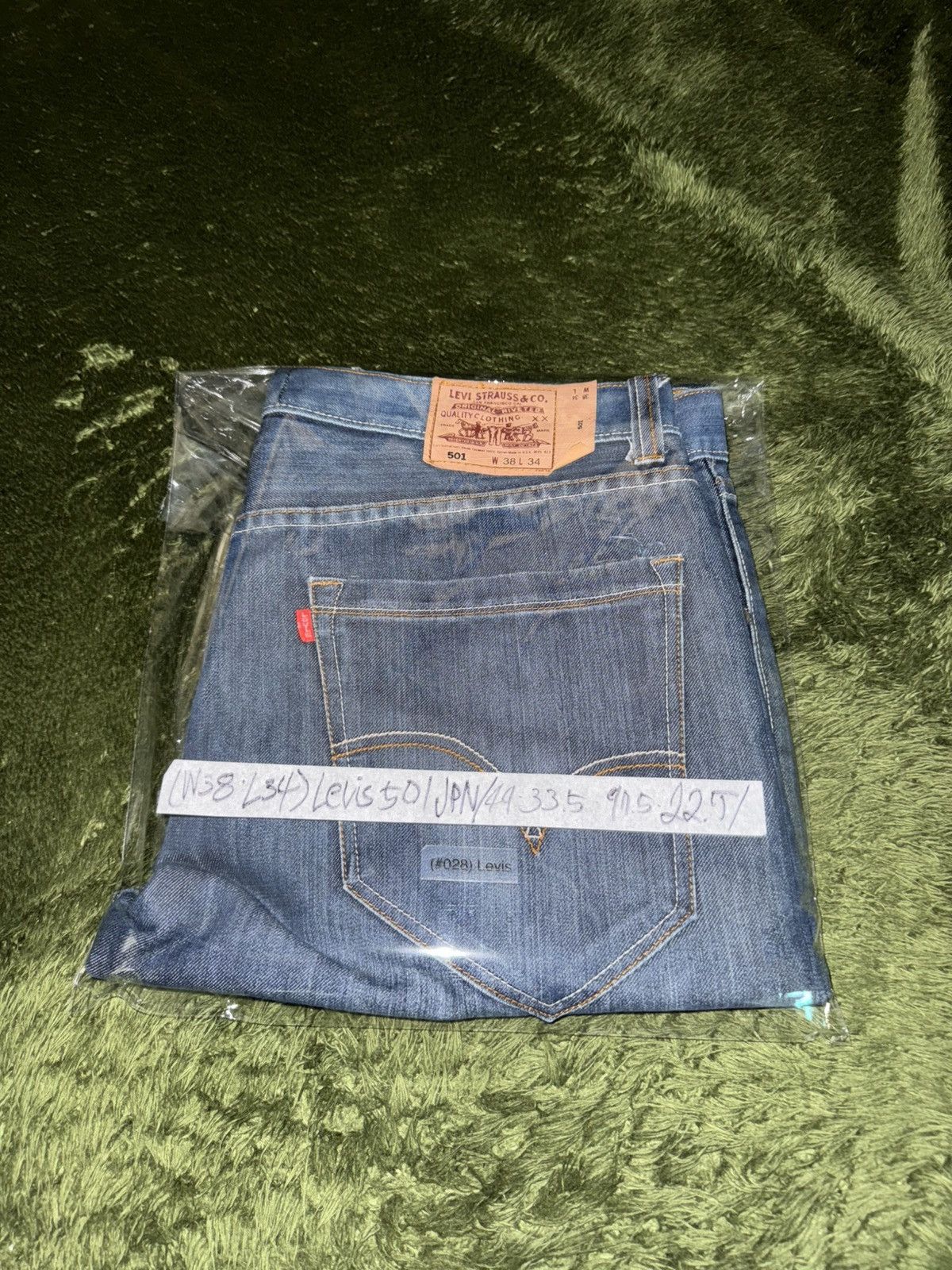 Levi's [W38/L34] 00s Levi’s 501 Premium Japan Release Denim Pants Size US 38 / EU 54 - 14 Thumbnail