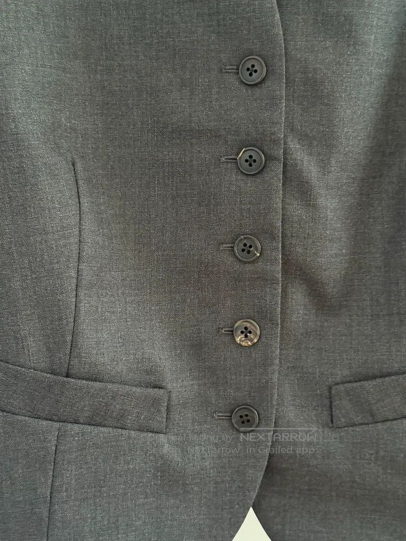 The Row The row size 2 Grey suit vest Size XXS / US 00 / IT 34 - 3 Thumbnail