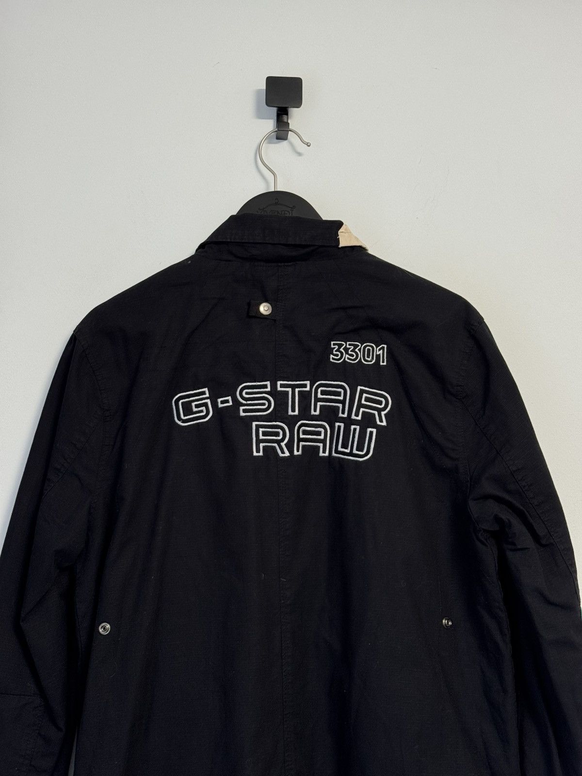 G-Star G-Star Raw Mens Multi Pocket Military Jacket Black Canvas Size US M / EU 48-50 / 2 - 16 Thumbnail