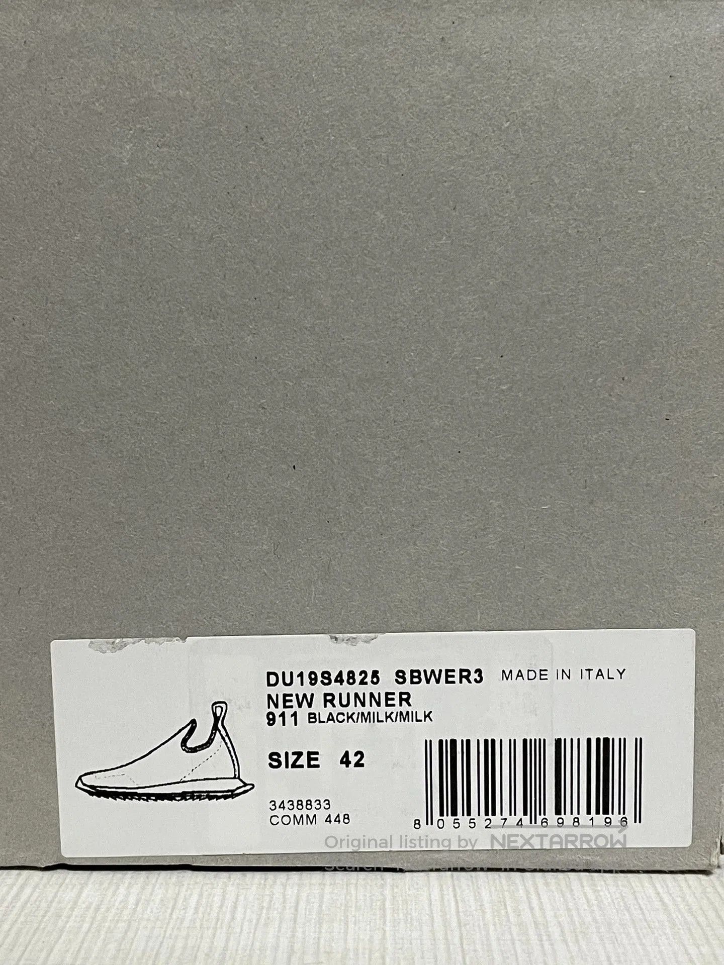 Rick Owens Drkshdw rick owens drkshdw low top sock sneakers. Size US 11 / EU 44 - 5 Thumbnail