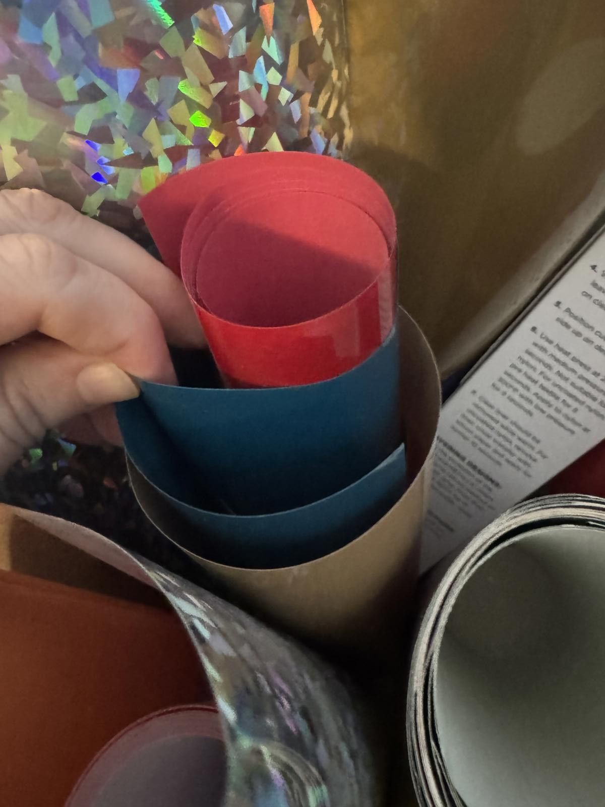 Other Lot of Vinyl- Heat and Adhesive Size ONE SIZE - 3 Thumbnail