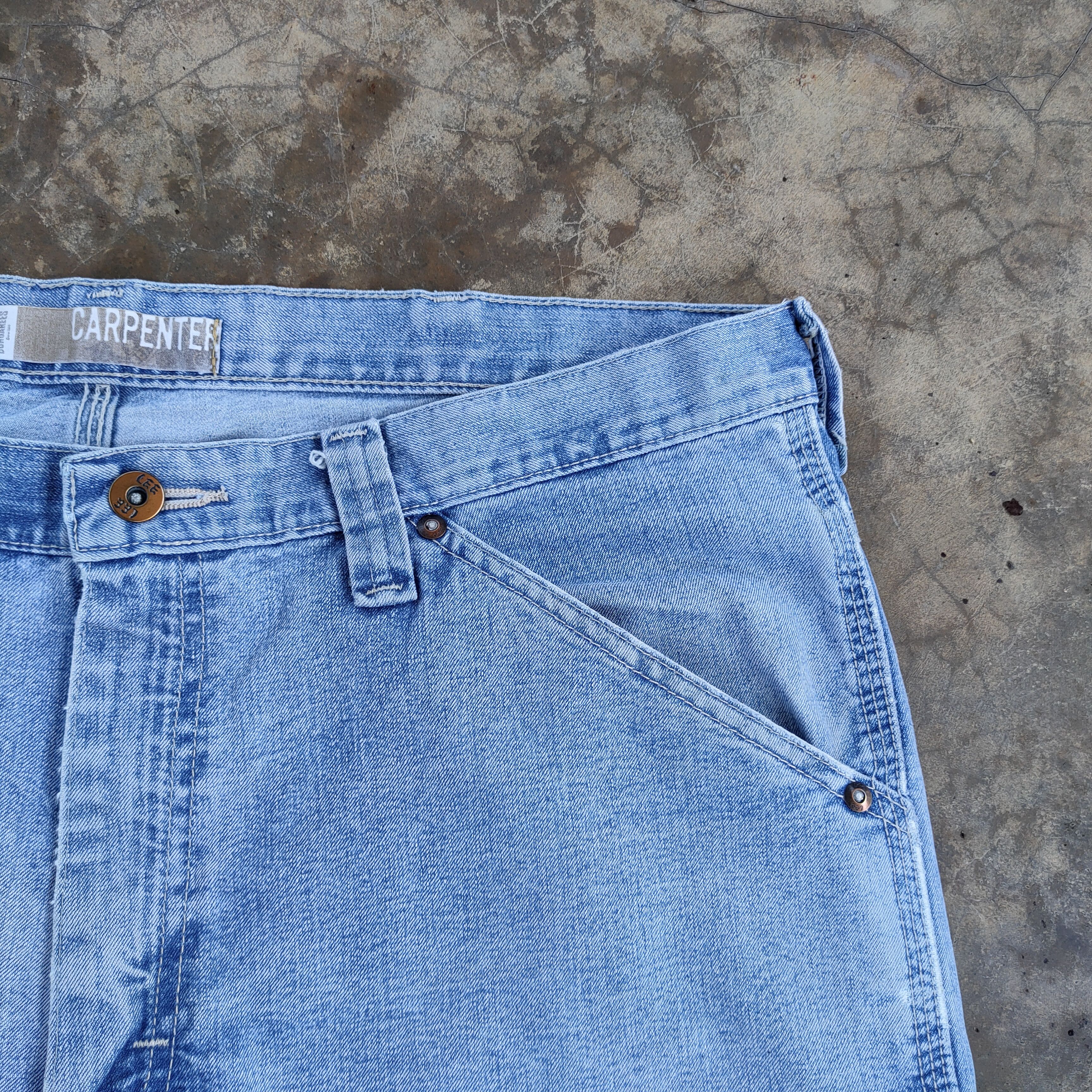 Lee VINTAGE LEE CARPENTER FADED JEANS DENIM PANTS Size US 38 / EU 54 - 7 Thumbnail