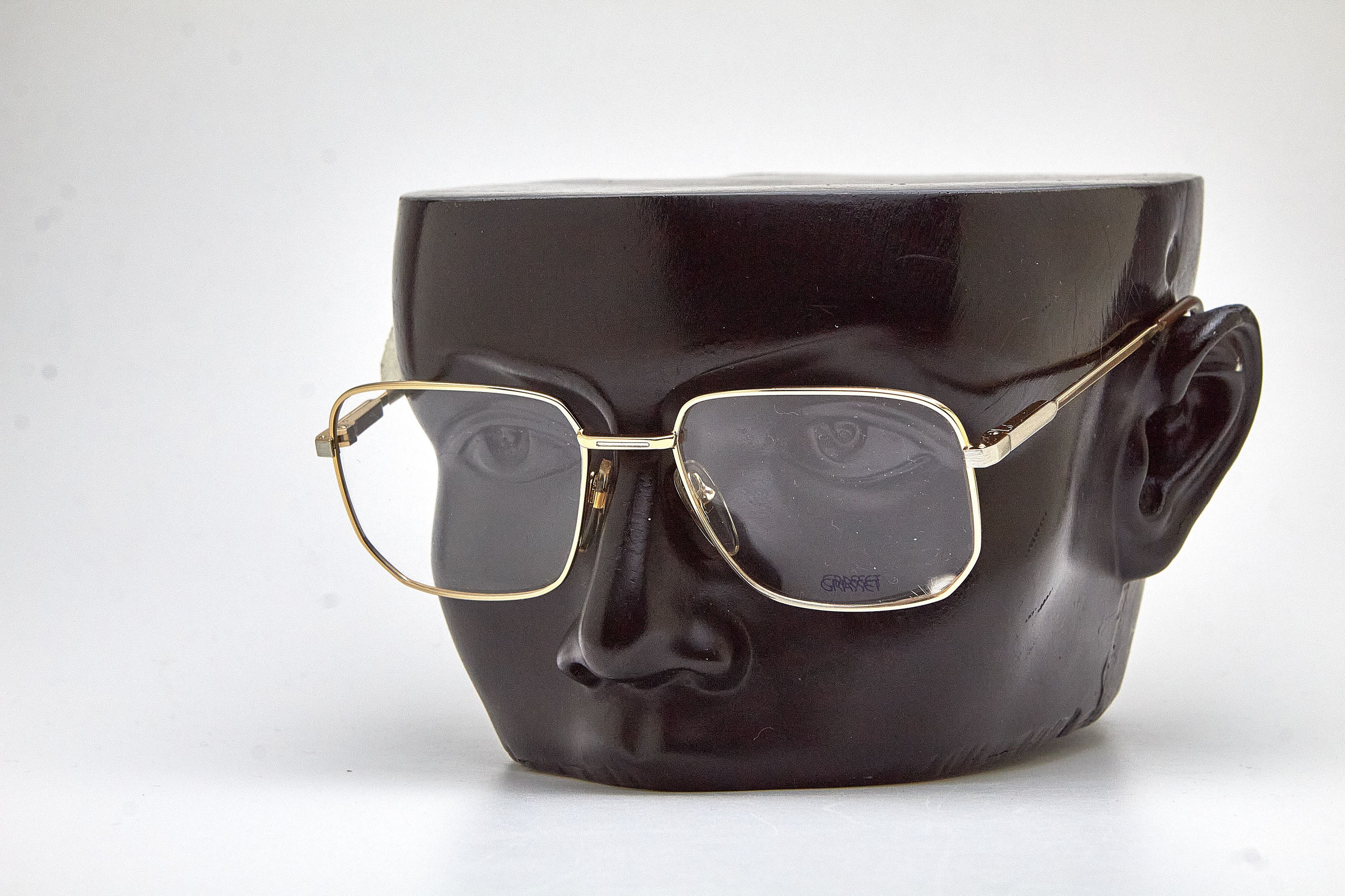 Vintage Old Money GRASSET Gold&Silver Rectangular Quiet Lux Specs Size ONE SIZE - 7 Thumbnail