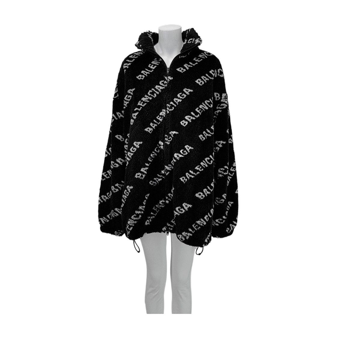 Balenciaga Balenciaga All Over Logo Jacket Size 34 Size XXS / US 00 / IT 34 - 1 Thumbnail