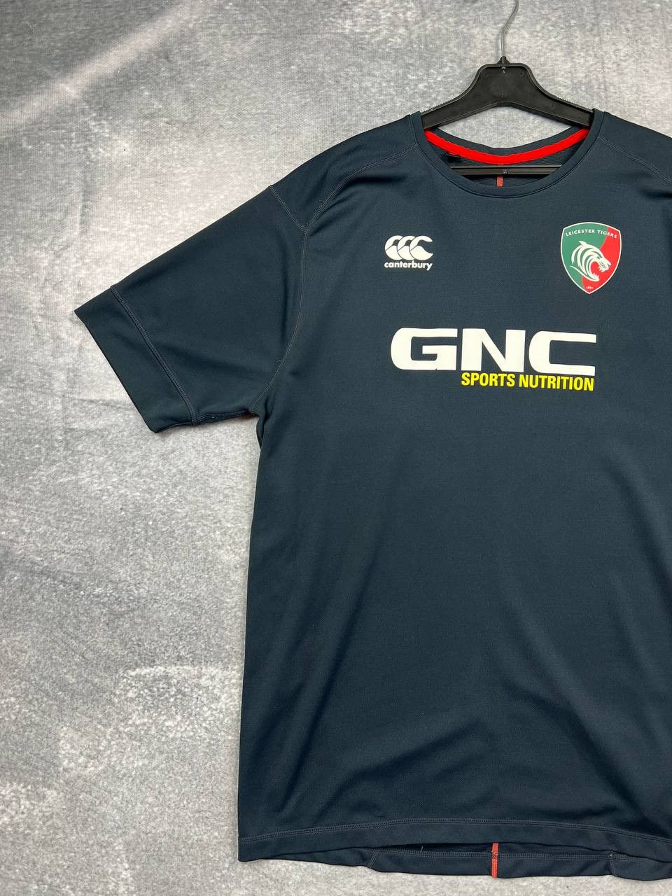 Canterbury of New Zealand Leicester Tigers Rugby Training Shirt - Blue Size US XL / EU 56 / 4 - 2 Thumbnail