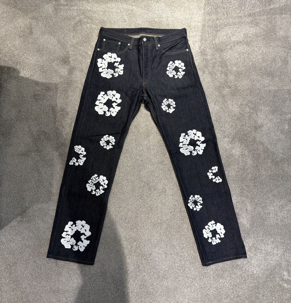 DENIM TEARS Denim Tears - rhinestone denim Size US 34 / EU 50 - 1 Thumbnail
