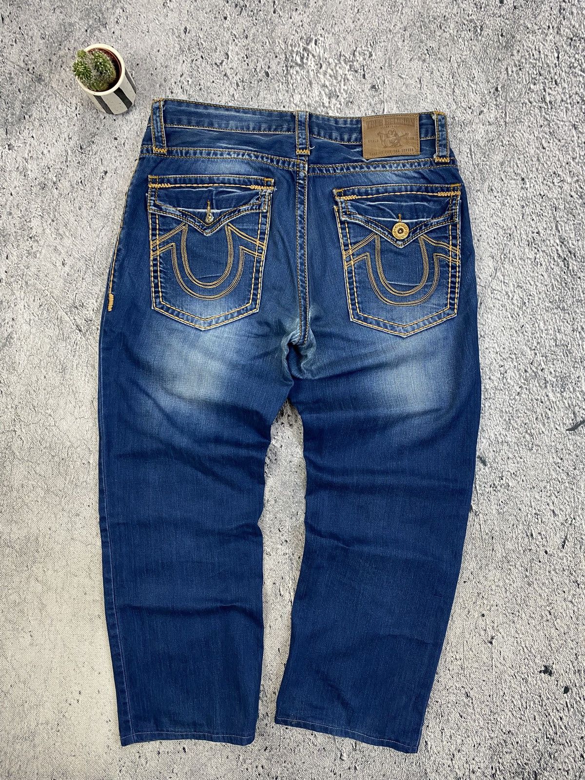 Japanese Brand × True Religion × Vintage True Religion Baggy Denim Pants Streetwear Size US 33 - 1 Thumbnail