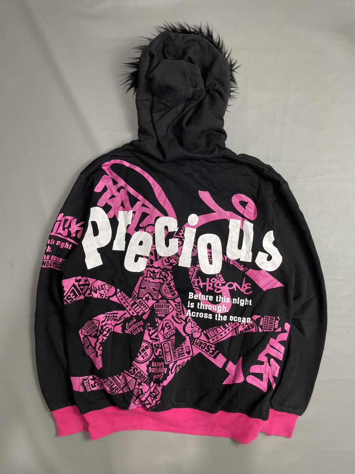 Le Grande Bleu (L.G.B.) Soriderre Poem Zip Fur Hoodie Size US M / EU 48-50 / 2 - 3 Thumbnail