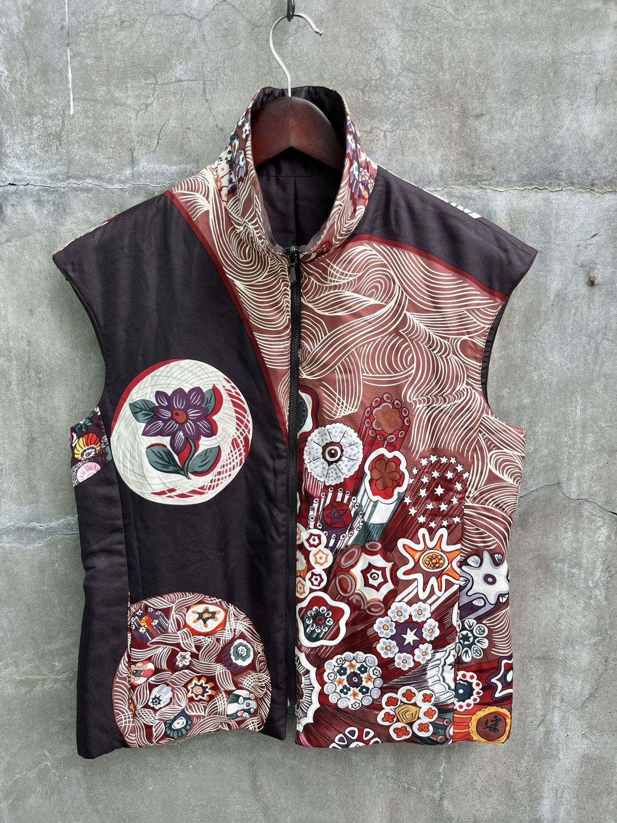 Hermes Sulfure & Presse Papiers II Reversible Padded Vest Size L / US 10 / IT 46 - 4 Thumbnail