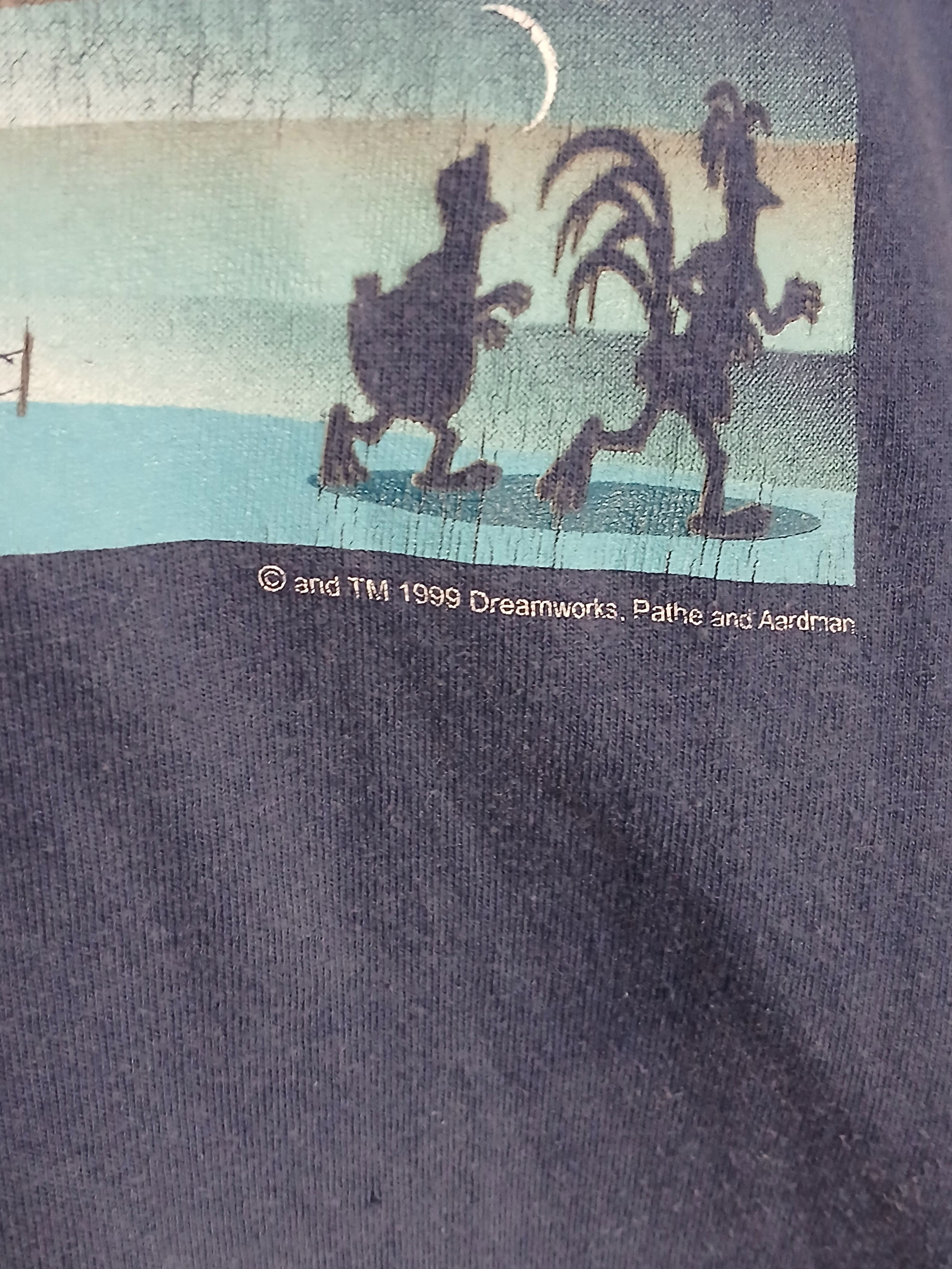 Cartoon Network × Vintage Vintage 1999 DreamWorks Chicken Run T-Shirt Size US M / EU 48-50 / 2 - 4 Thumbnail