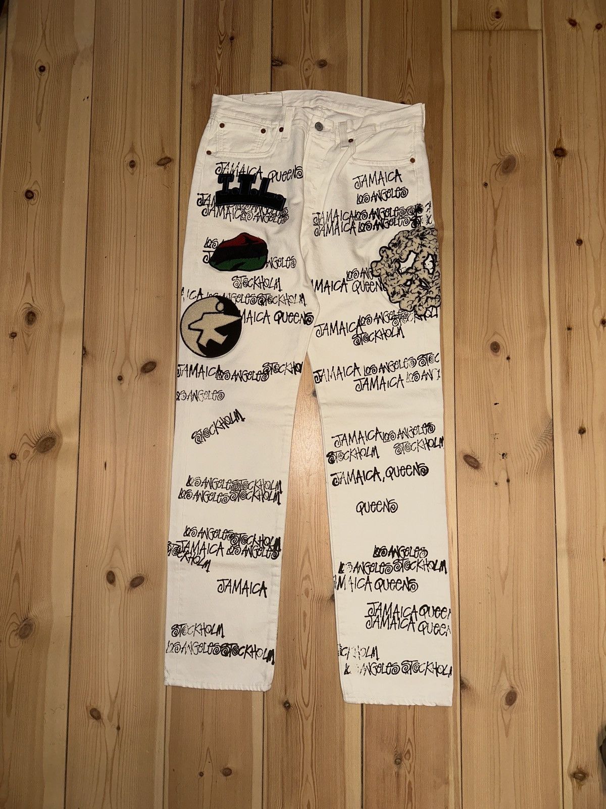 DENIM TEARS × Our Legacy × Stussy Stussy x Denim Tears x Our Legacy TTL 501 Jean Size US 34 / EU 50 - 2 Thumbnail